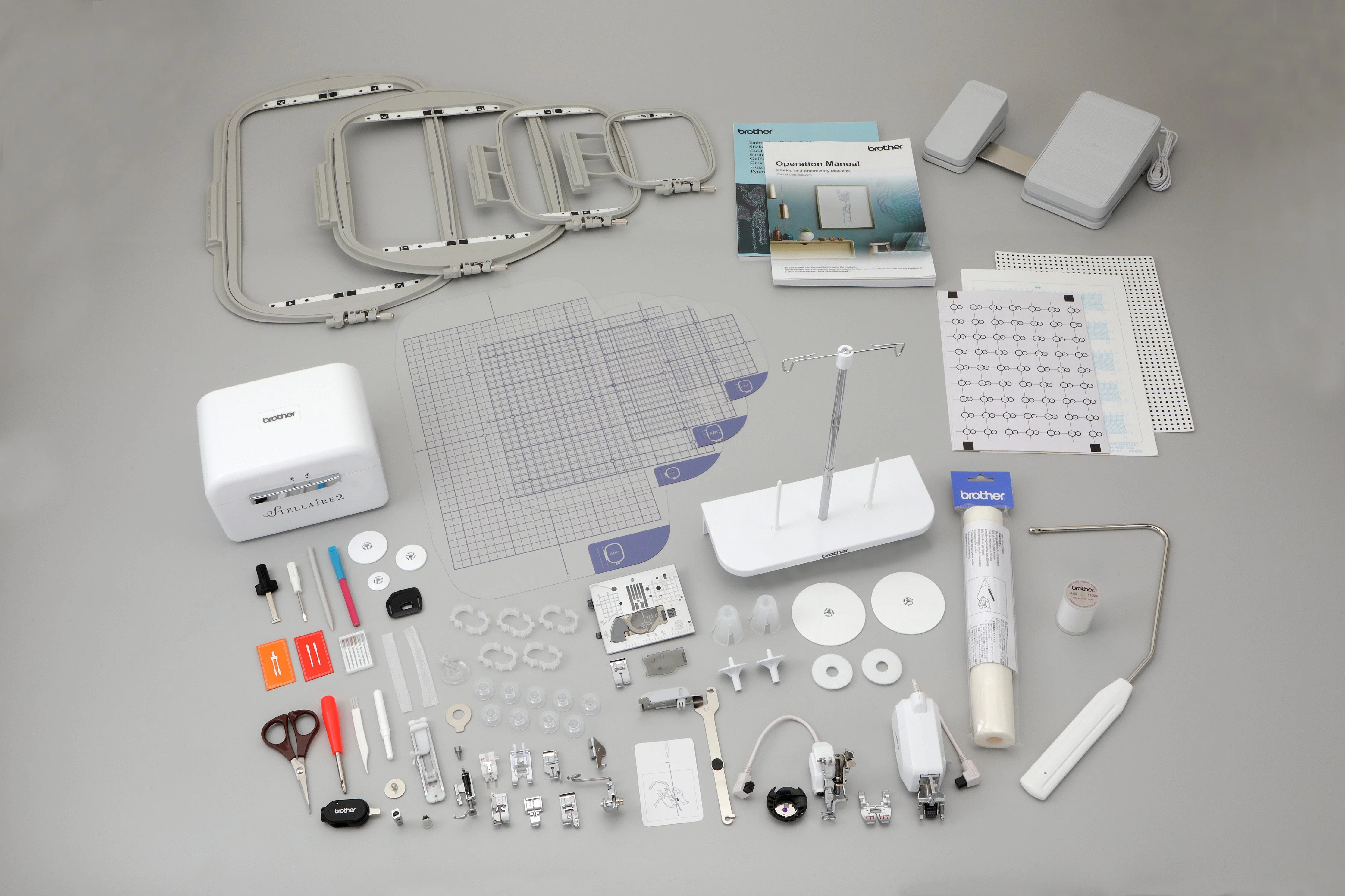 Brother Stellaire Innov-is XJ2 Sewing and Embroidery Machine + Bonus Embroidery Package