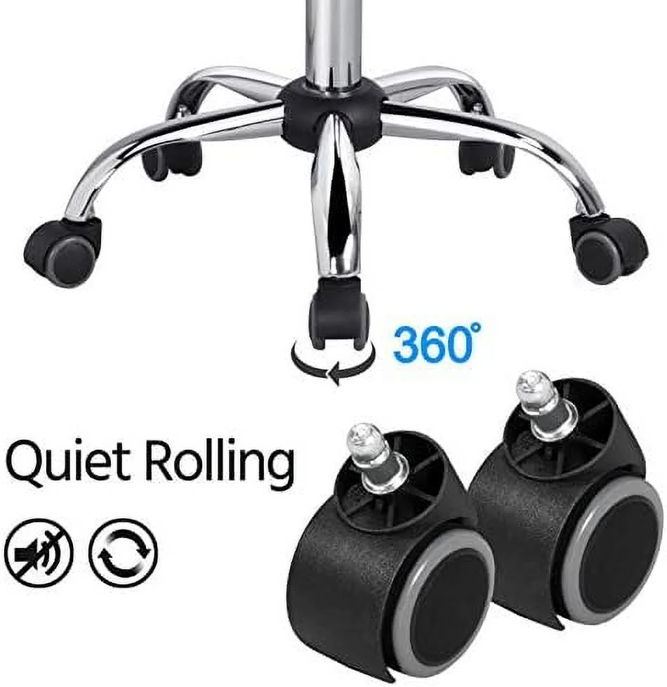 TJCGDTY 2 PCS Office Chair PU Leather Ribbered Low-Back Modern  Chair Executive Chair Armless Swivel Task Chair  Blue