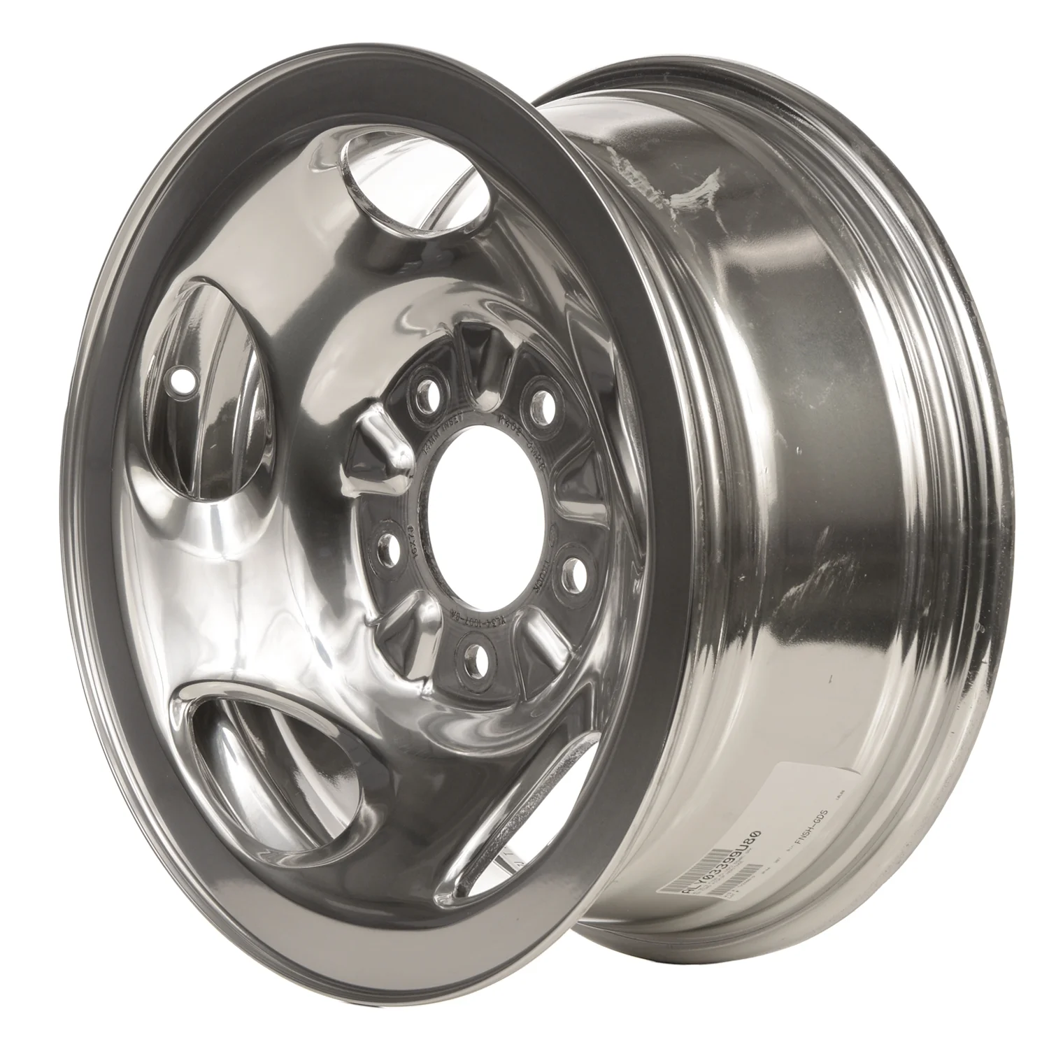 Pre-Owned Original Equipment  Metallic Polished Aluminum Wheel 16 x 7 YL3Z1007BA fits 2000-2003 Ford F-150 (Good)