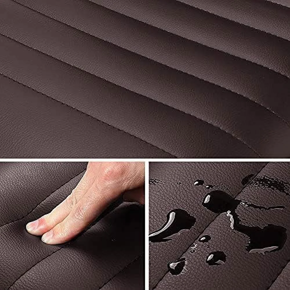 CKPFVY Mid Back Task Chair Low Back Leather Swivel Office/Computer/Desk Chair Retro Armless Ribbed with Wheels Black