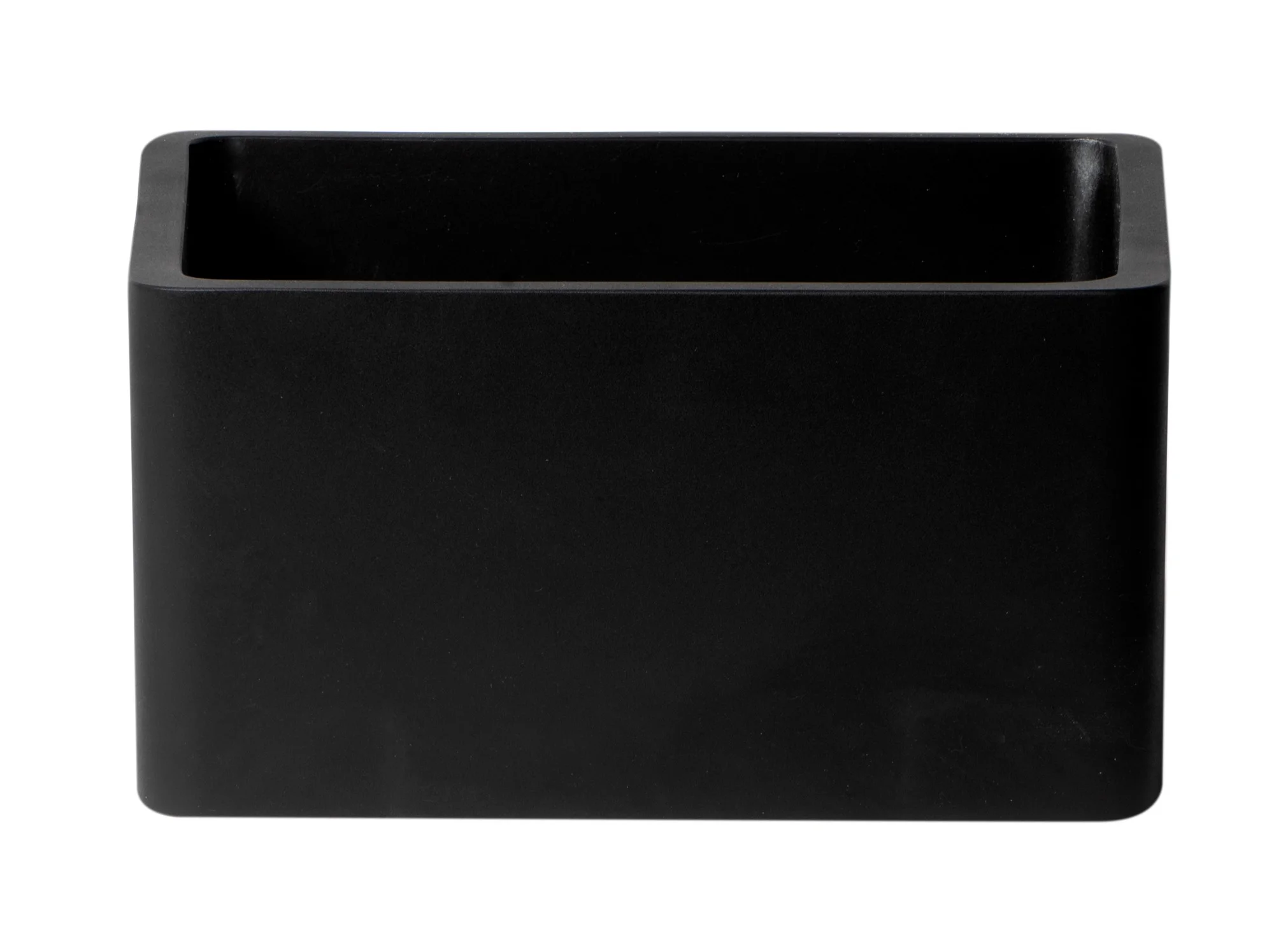 ALFI brand ABST55BM Black Matte Solid Surface Resin Bathroom / Shower Stool