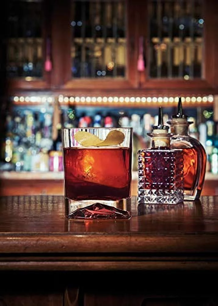 Luigi Bormioli On The Rocks 13.5 oz DOF Double Old Fashioned Glasses (Set Of 4), Clear