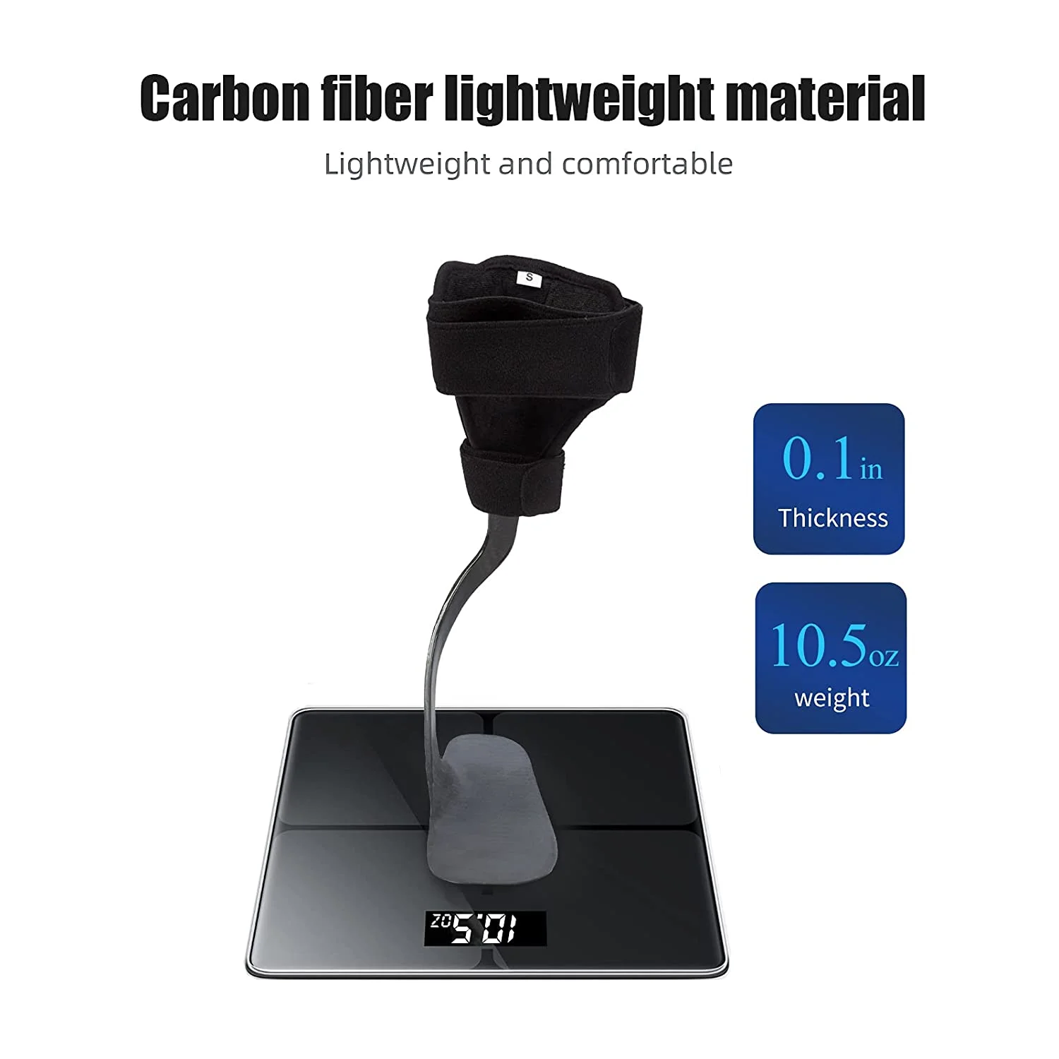 Physical therapy Ankle Foot Orthosis AFO Carbon Fiber Drop Foot Orthosis For Stroke Hemiplegia Rehabilitation