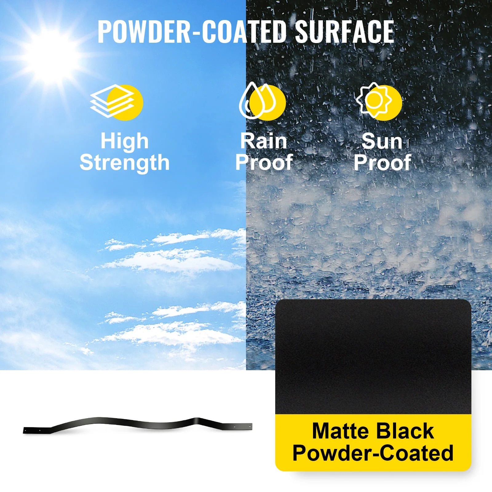 SKYSHALO 32.25inch Iron Stair Railing Deck Balusters Metal Deck Spindles 51 Pack