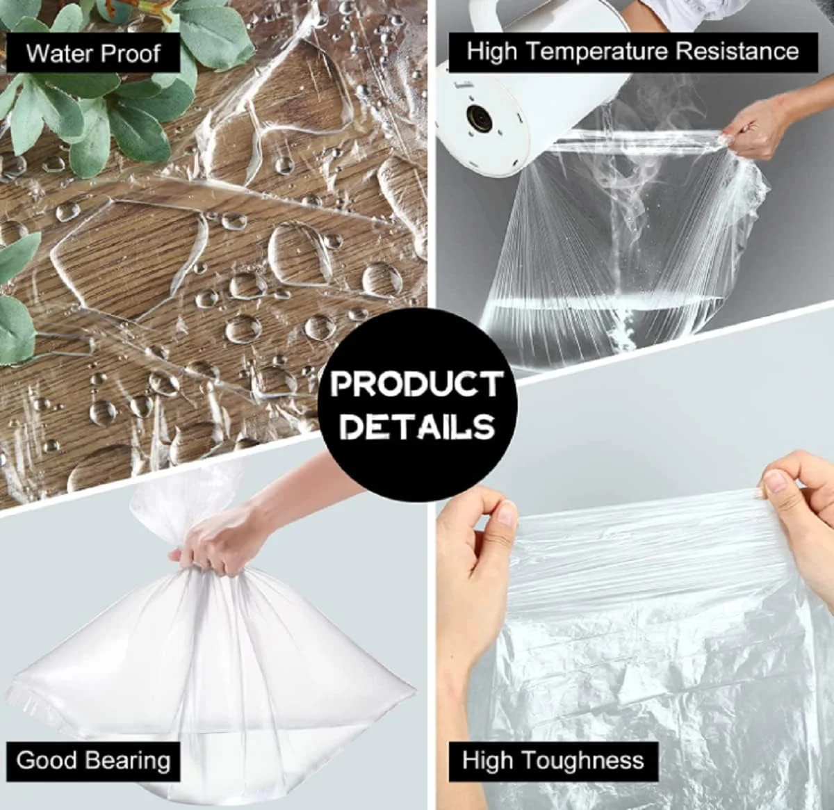 100 Plastic Liners For Large Ionic Detox Foot Tub/Basin . Foot Bath Liners Disposable Pedicure Liners For Foot Pedicure Spa Hotel Home(20% Thicker - 16 Microns)