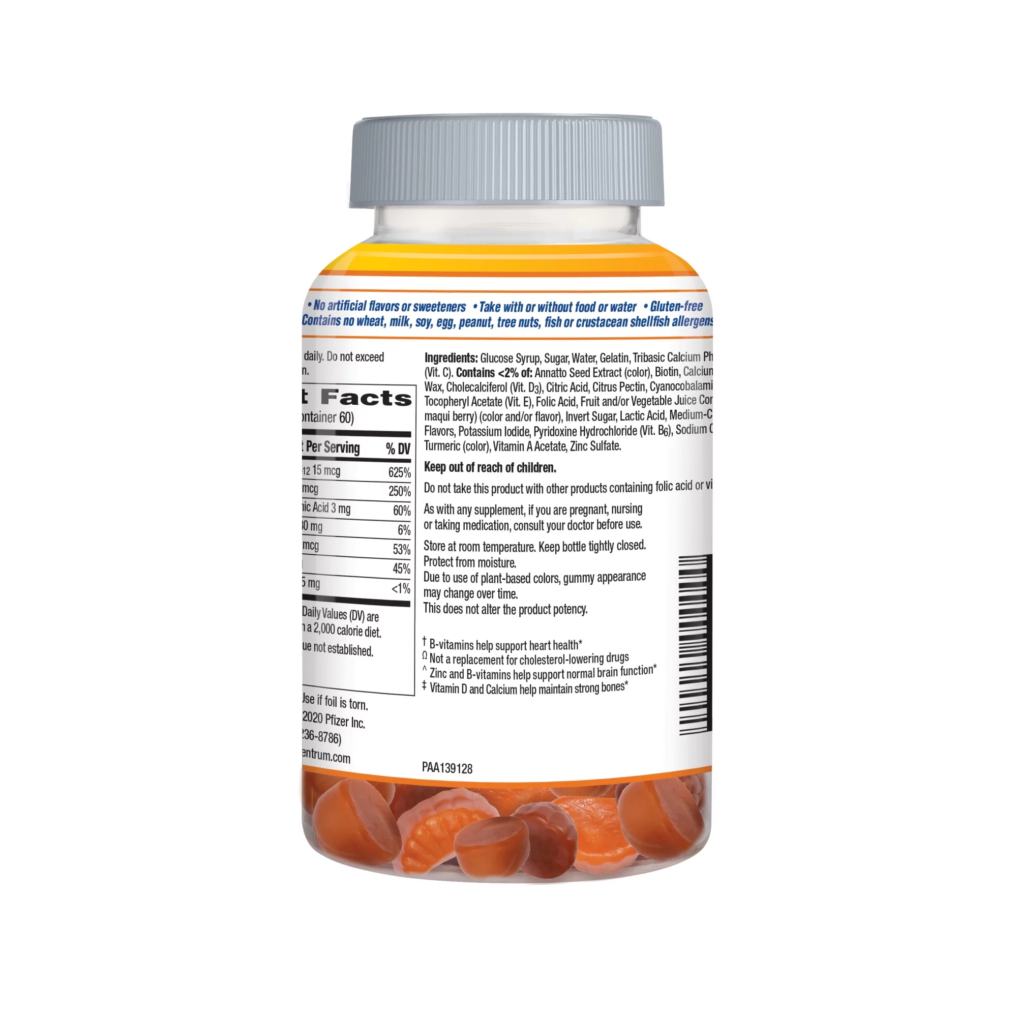 Centrum Multigummies Adults 50 Plus Multivitamin Supplement Gummies, Fruit, 150 Ct