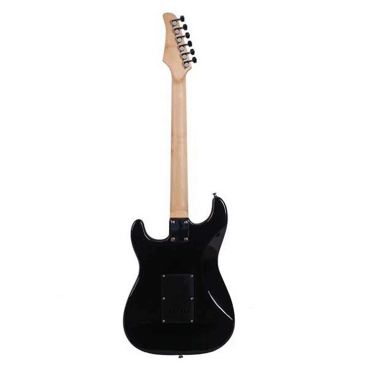 Fithood Glarry GST Stylish Electric Guitar Kit with Black Pickguard Black