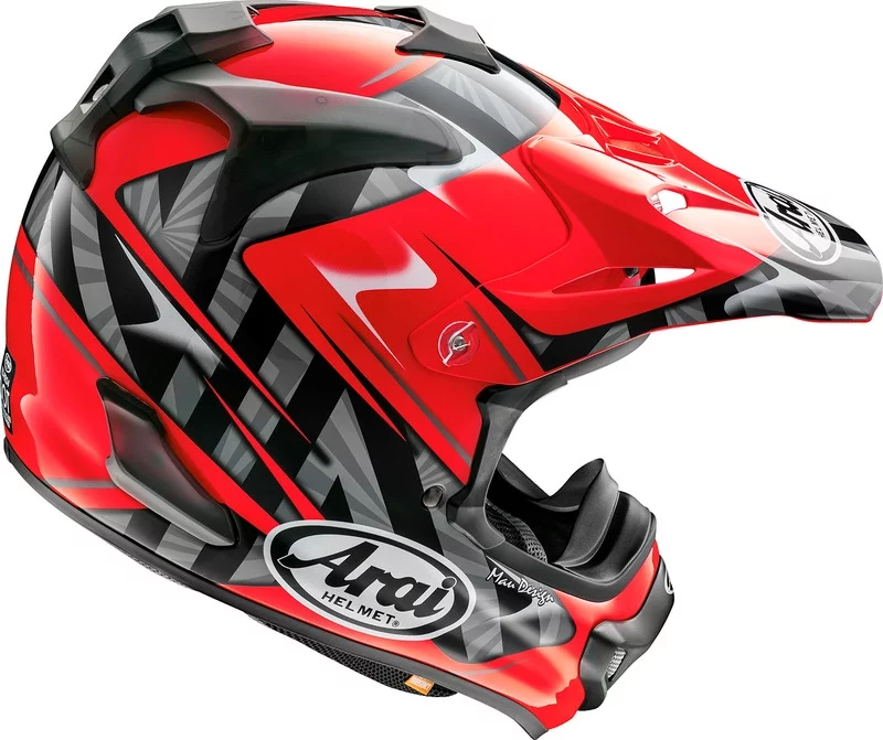 Arai VX-Pro4 Scoop MX Offroad Helmet (M2015) Red/Black XS