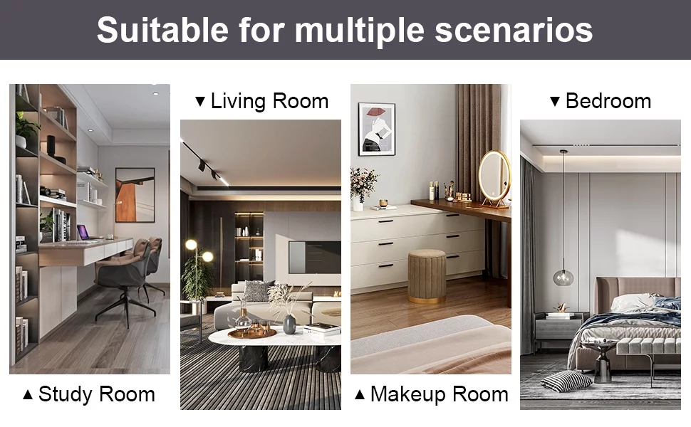 Modern Home PU Office Chair Adjustable 360 ° Swivel Chair Engineering Plastic Armless Swivel Computer Chair with Wheels Living Room, Office Hotel, Dining Room, Dark Grey Seat, Black Chair