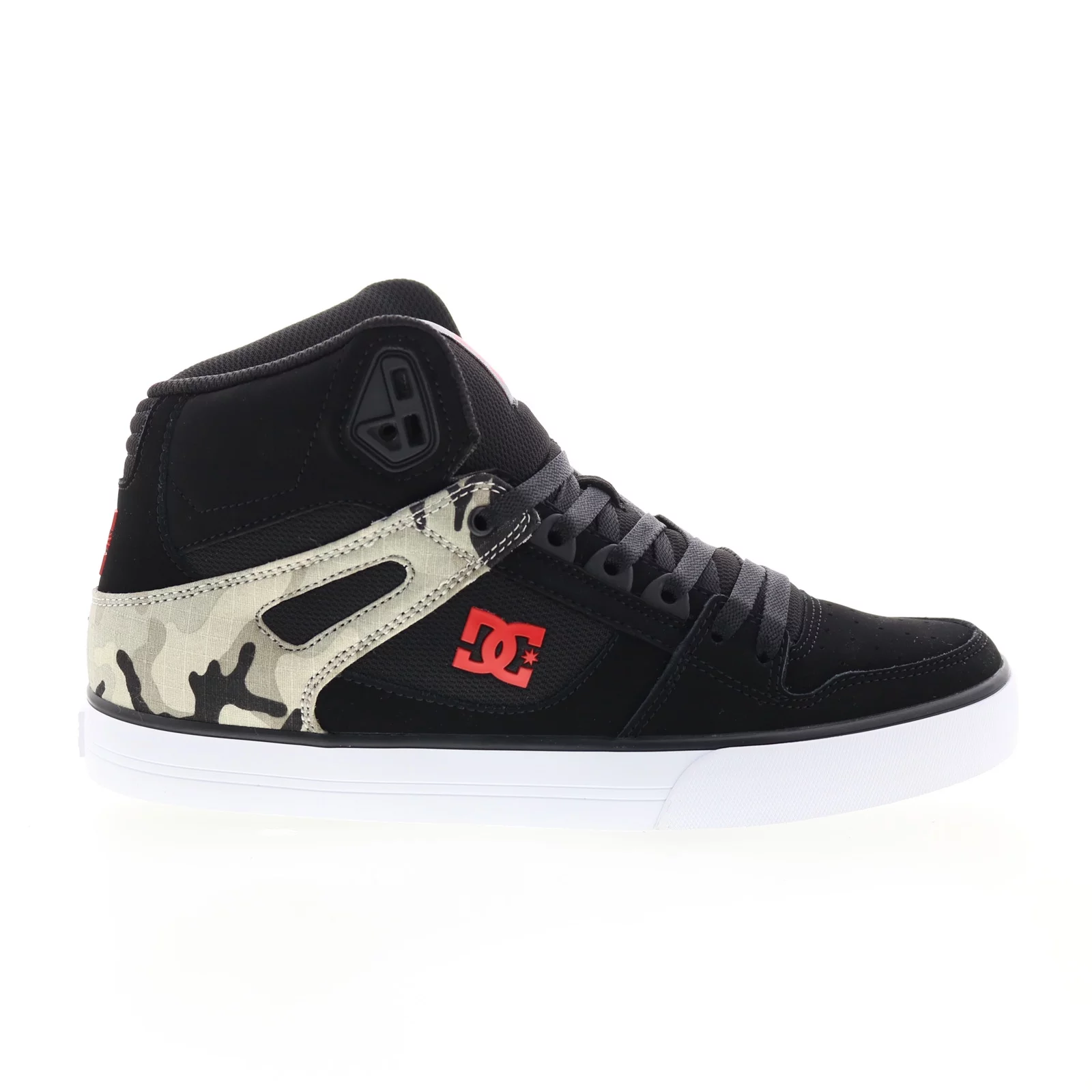 DC Men's Pure High-Top Shoes - Astro Camo Black - 11