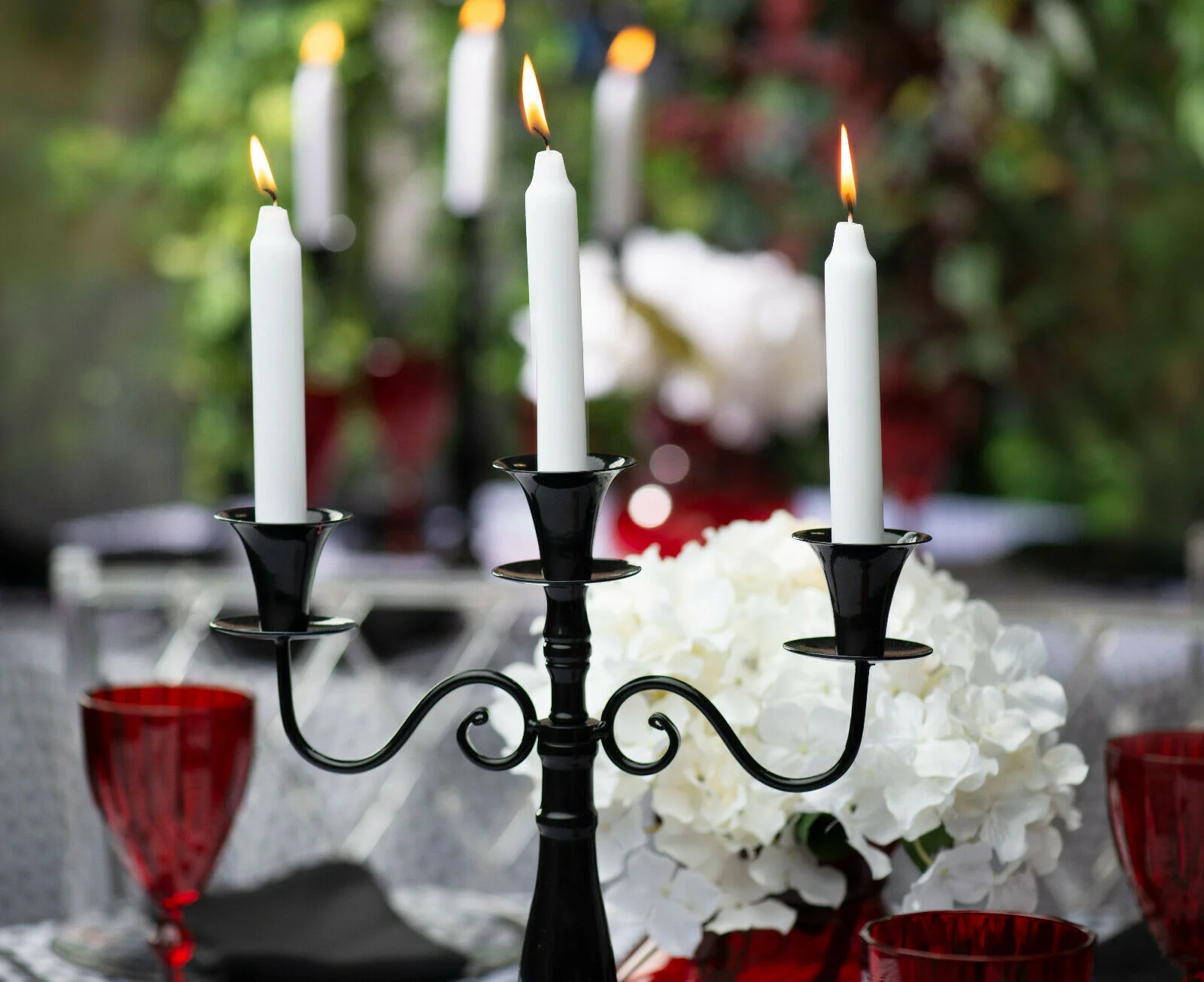 Bolsius White Taper Candles Long 7 Inch | 90 Pack with 6 Hr Smokeless Wedding Candles