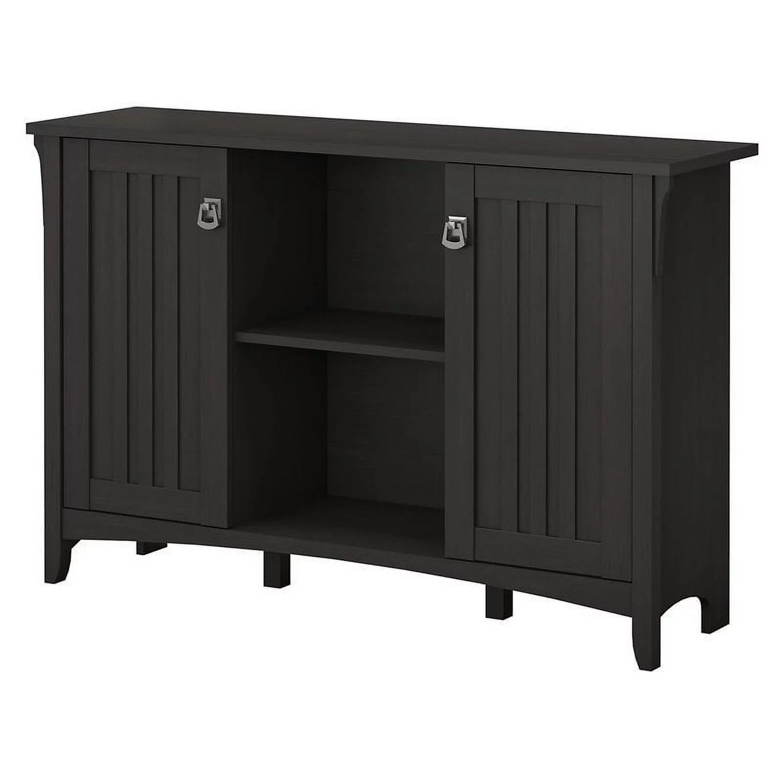 Pemberly Row Storage Cabinet with Doors in Vintage Black