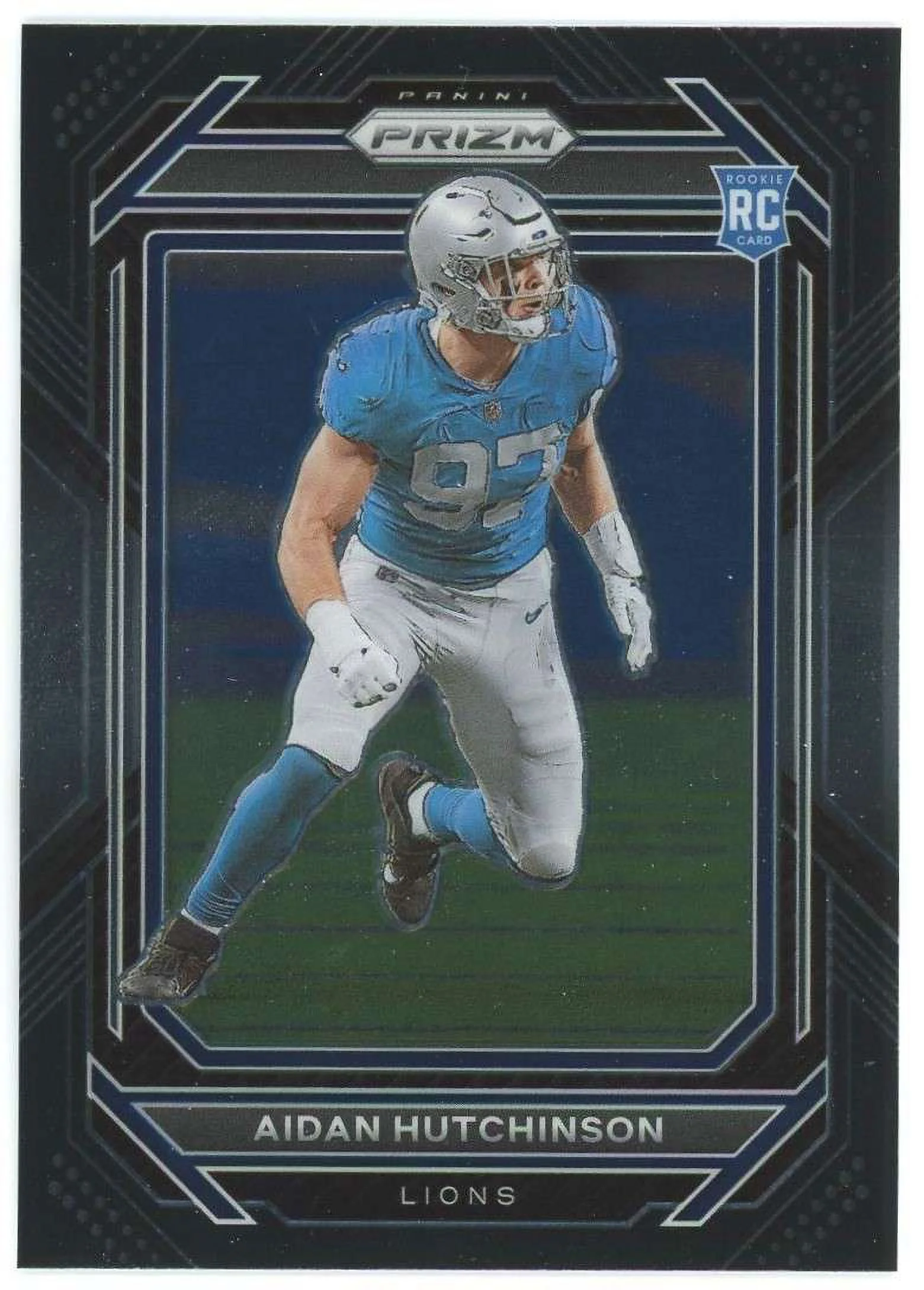 NFL 2022 Panini Chronicles Prizm Black  Aidan Hutchinson PB-16 (Rookie)