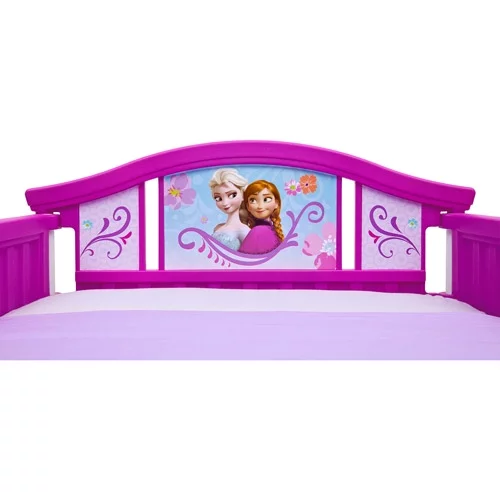 Delta Children Disney Frozen Plastic Toddler Bed, Purple