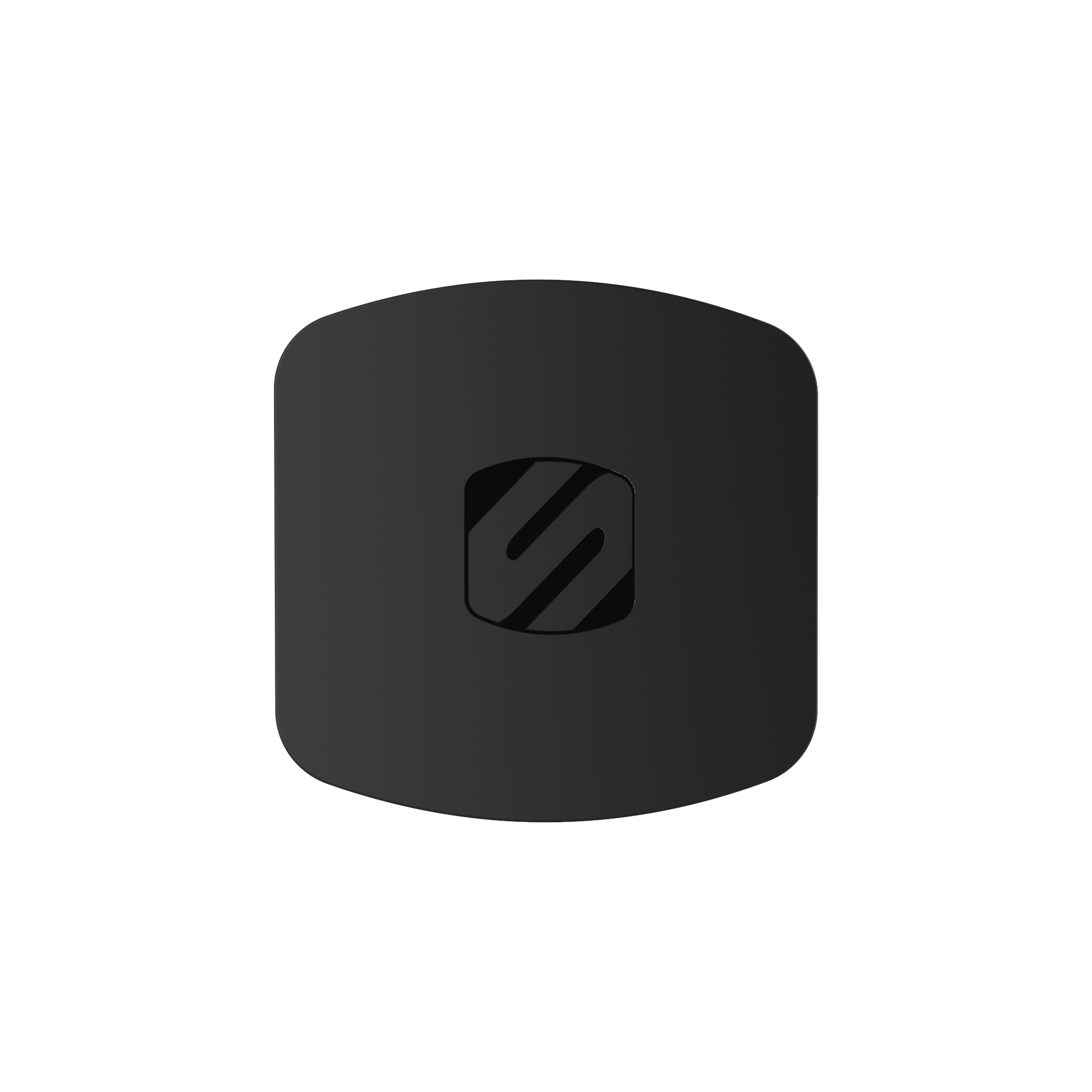 Scosche Mplt44thk2-Bp0 MagicPlate Xl Thick Magnetic Mount Replacement Plate Kit in Black