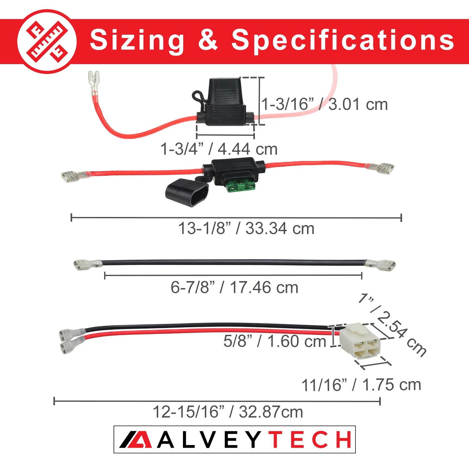 AlveyTech 36V 12 Ah Replacement Battery Pack for Razor MX500 Dirt Rocket Bike (with Harness)