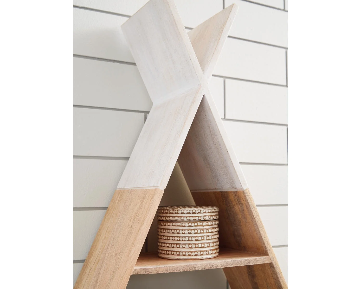 Signature Design by Ashley Casual Cadel Wall Shelf  White/Natural