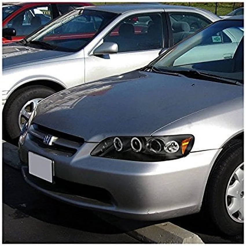 Spec-D Tuning 2LHP-ACD98JM-TM Honda Accord Led Black Projector Halo Head Lights