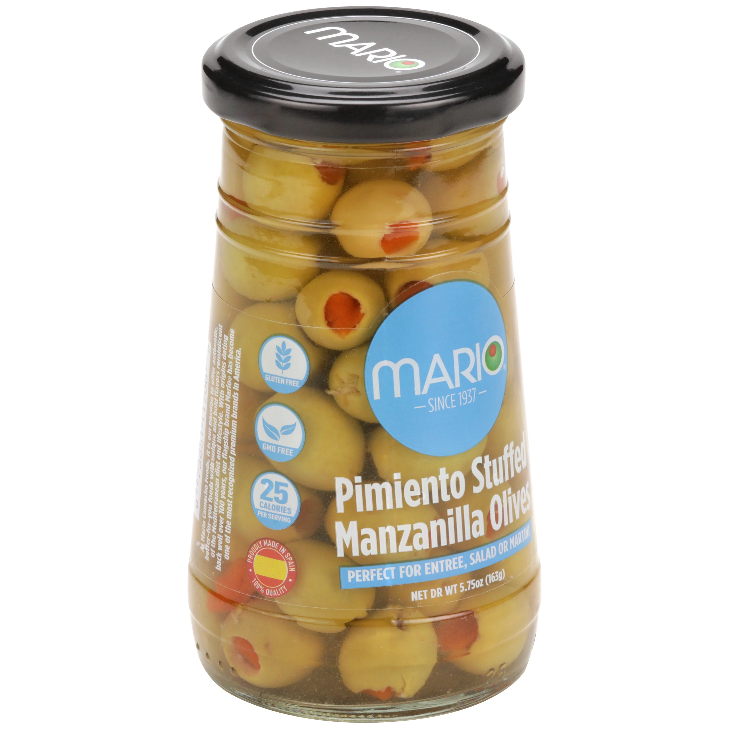 Mario Pimiento Stuffed Spanish Olives, 5.75 oz