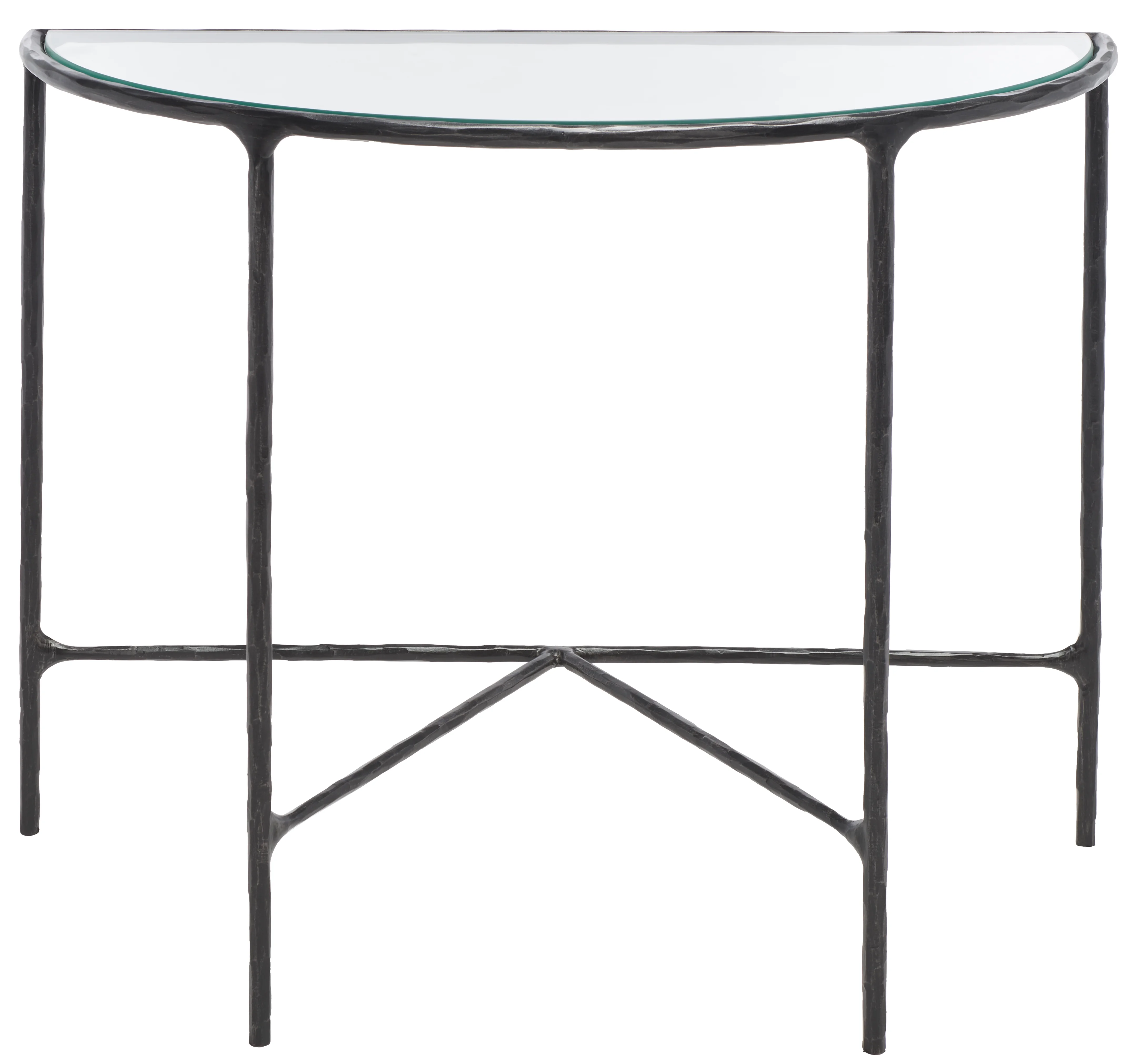 SAFAVIEH Couture Jessa Glam Metal Console Table, Black