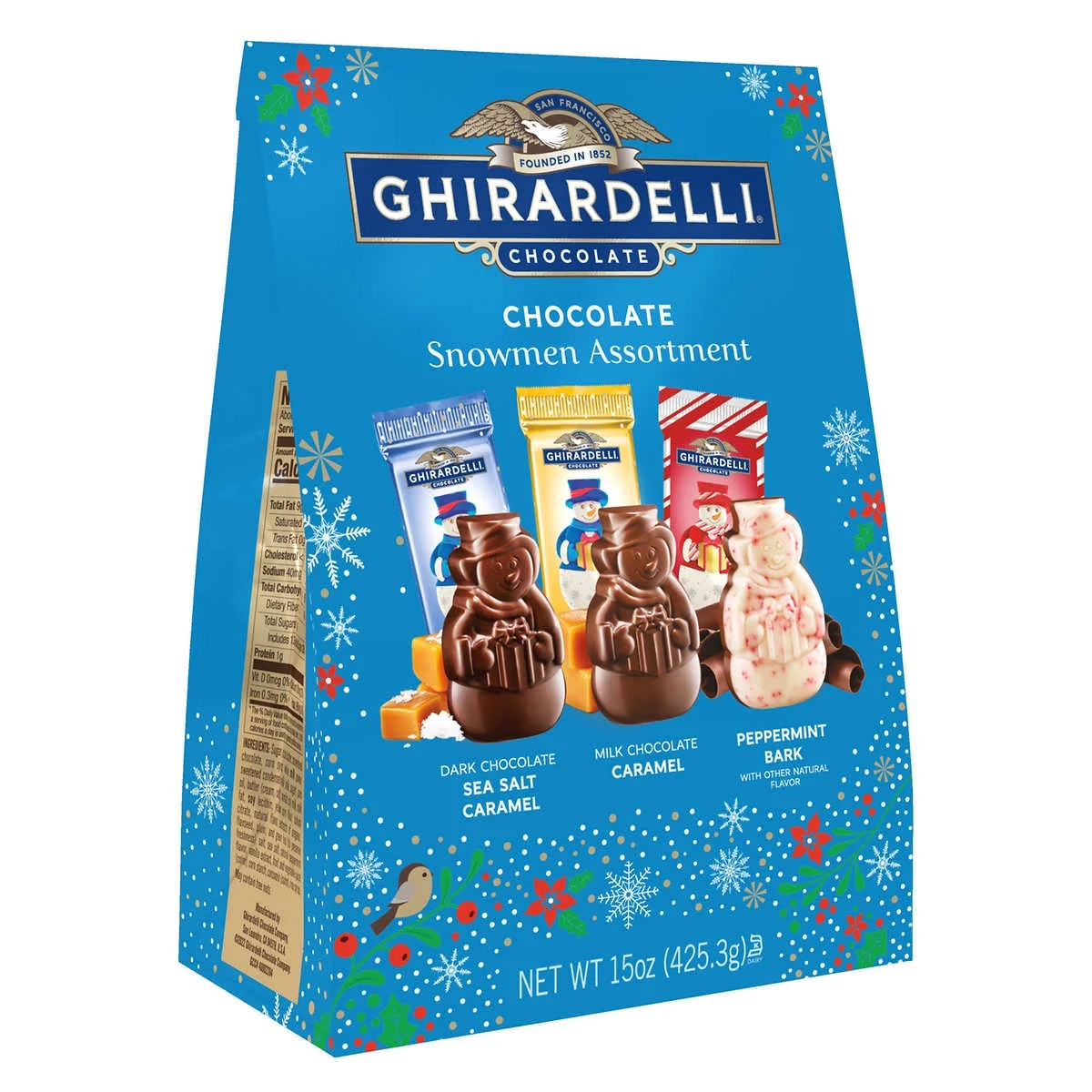 Ghirardelli Chocolate Snowman Assortment, 15 Ounce
