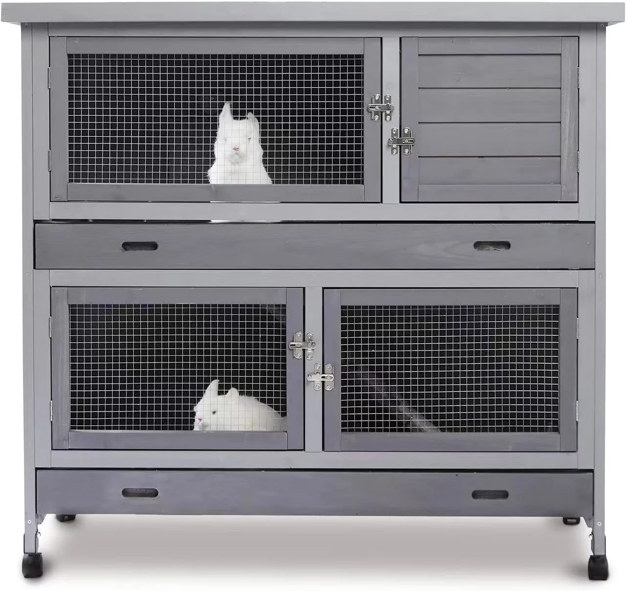 Rabbit Hutch Indoor&Outdoor with Wheels/2.6