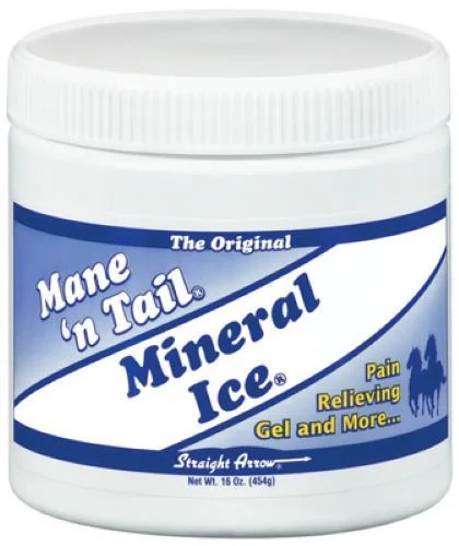 Straight Arrow 300106 16 oz Container of Mane 'N Tail Mineral Ice Horse Pain Relieving Gel - Quantity of 4