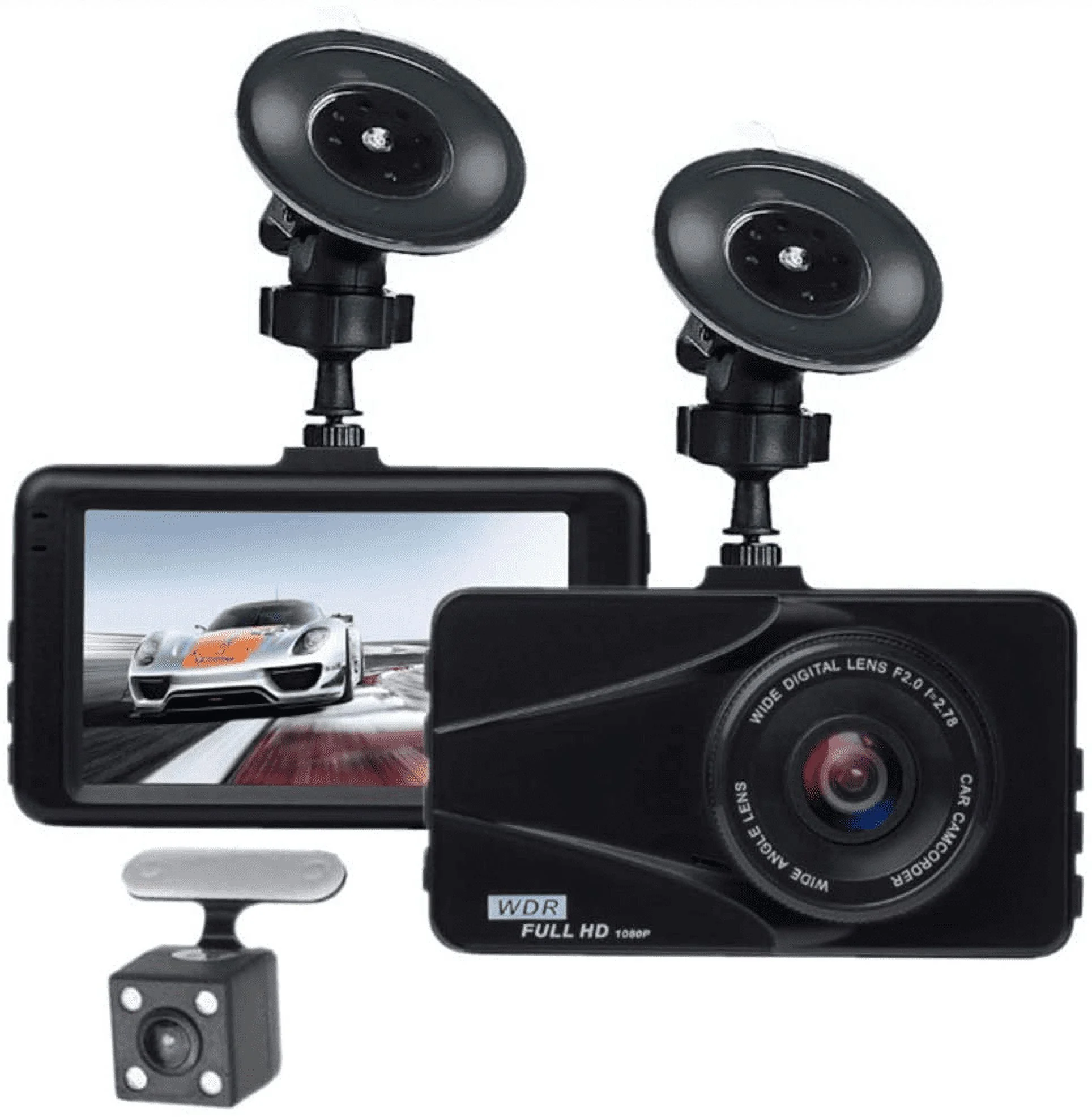 T670 Plus DVR Dash Cam For Infiniti Dual Travel Recorder Full HD 3