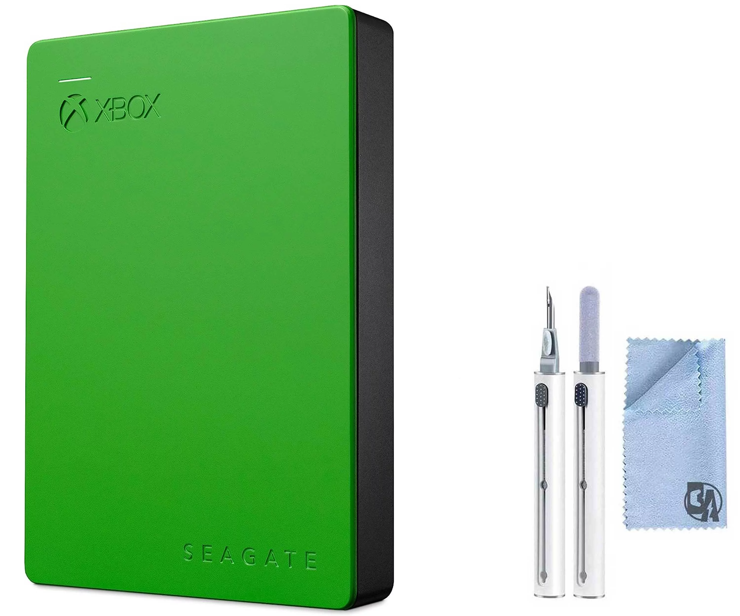 (STEA4000402) Game Drive for Xbox 4TB External Hard Drive Portable HDD – Designed for Xbox One ,Green BOLT AXTION Bundle Like New