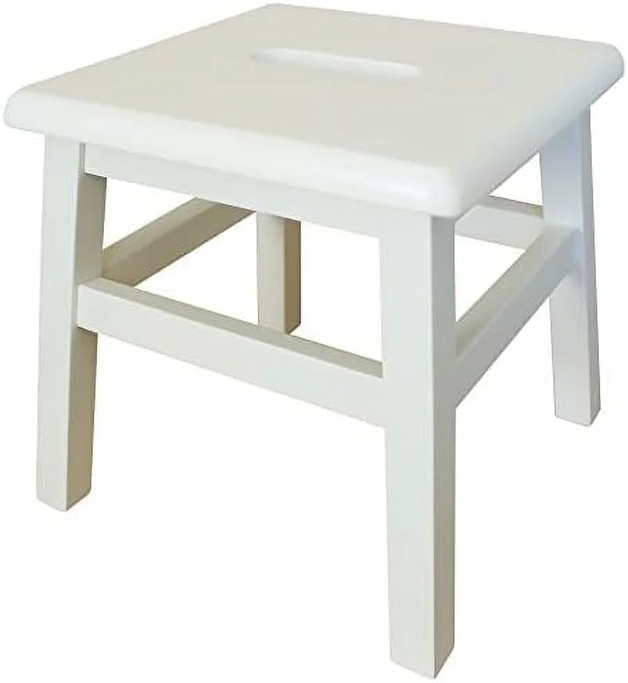 ZFGSUIJN Solid Hardwood Step Stool  12.25 Inches  Unfinished