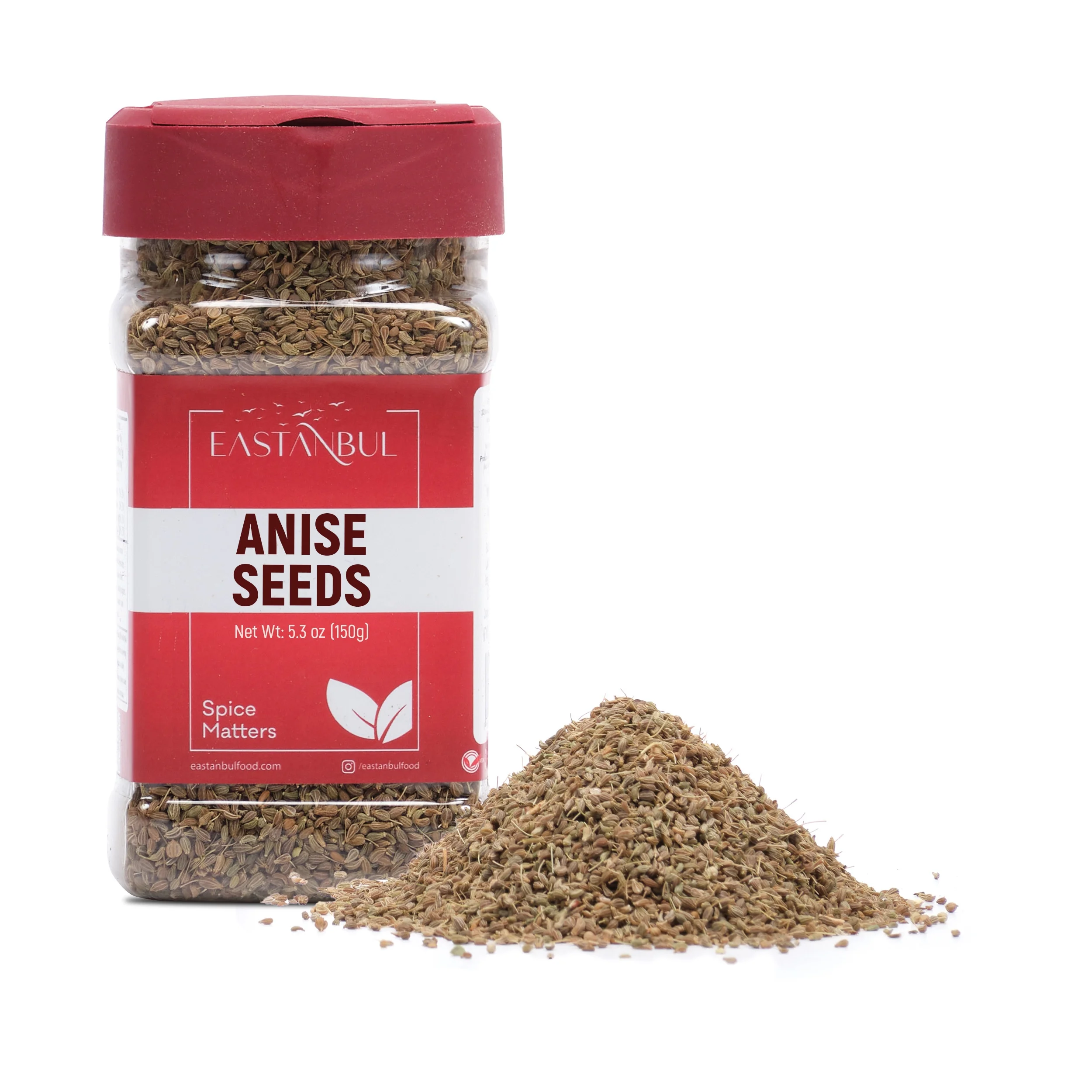 Eastanbul Anise Seeds Whole, 5.3oz Licorice-Like Full Flavor Anise Seed