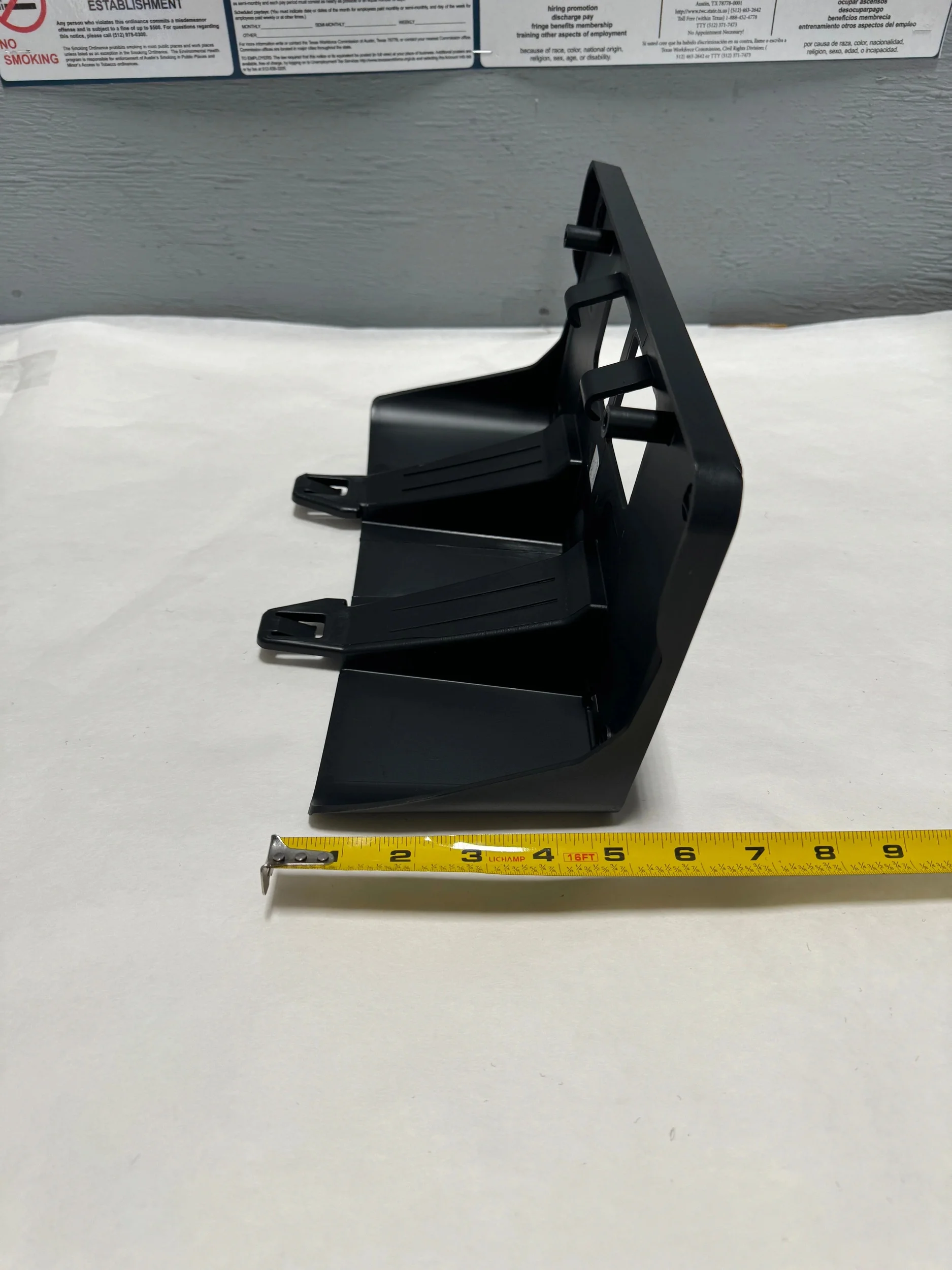 For 2017-2019 Ford F-350 Dually 4WD Front Bumper License Plate Bracket No Hardware