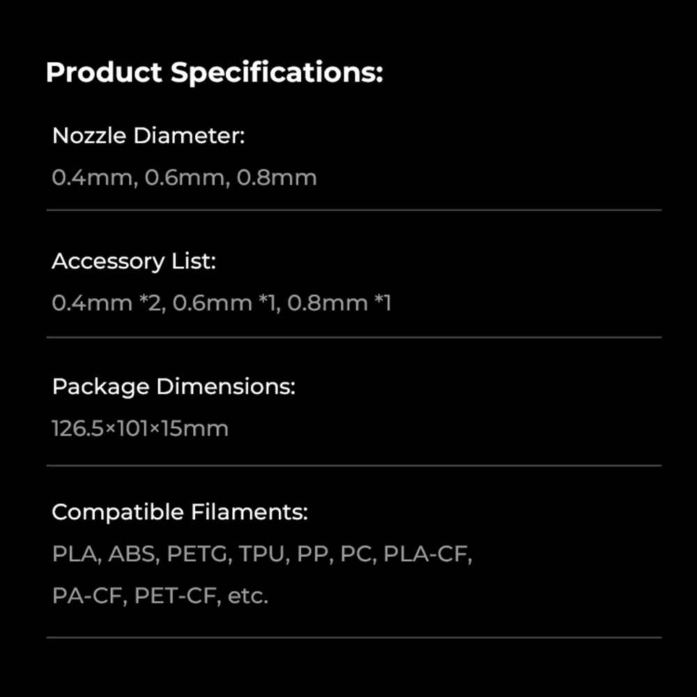 Nozzle,Nozzle Creality With Nozzle 4pcs With And 3 V3 With Quick-swap Creality Alloy Heat 4pcs - Nozzle 4pcs And Steel Quick Swap Nozzle Nozzle - 0.6mm*1 Kit K1c Nozzle And
