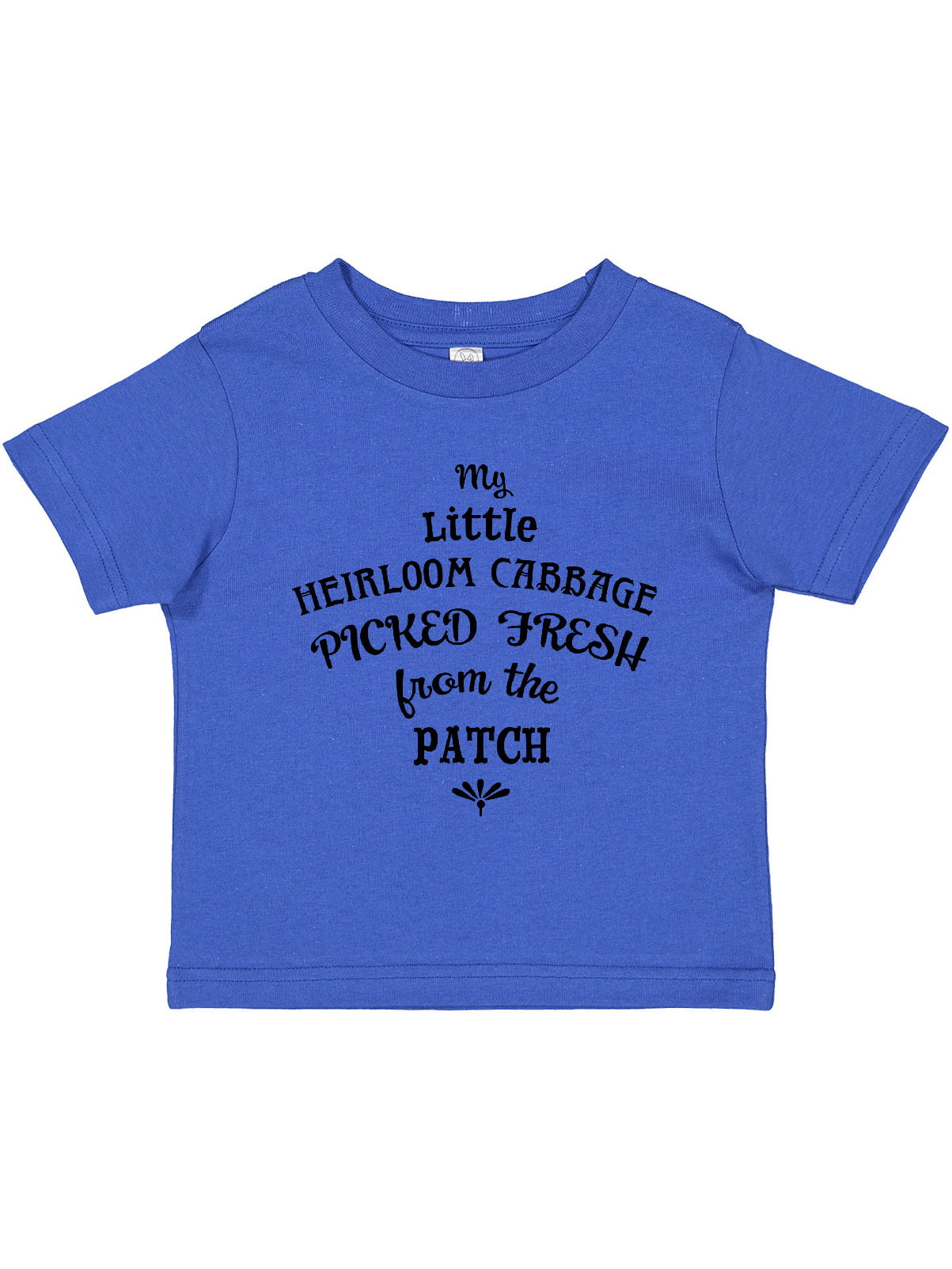 Inktastic My Little Heirloom Cabbage Picked Fresh From the Patch Boys or Girls Toddler T-Shirt