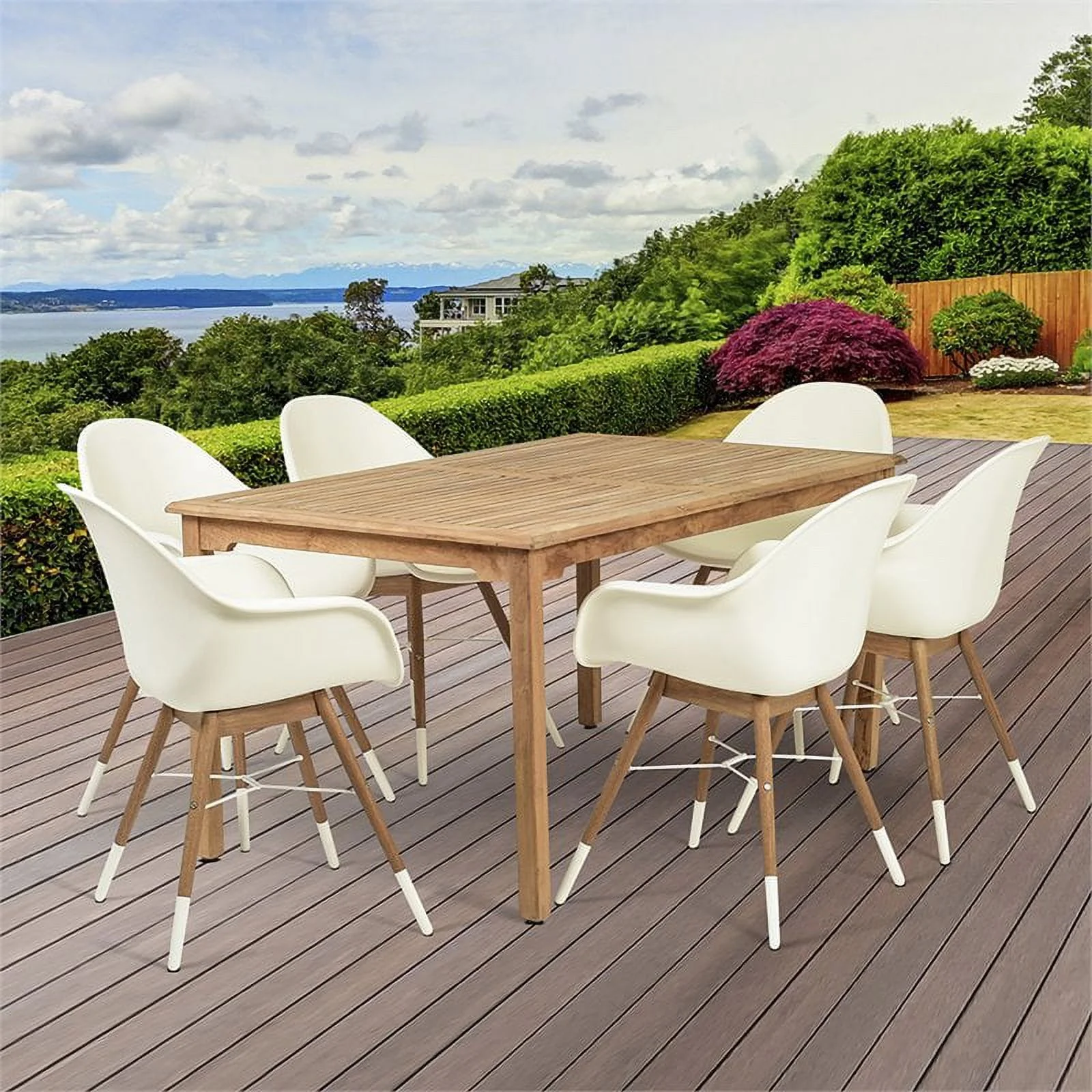 International Home Amazonia Charlotte 7 Piece Patio Dining Set