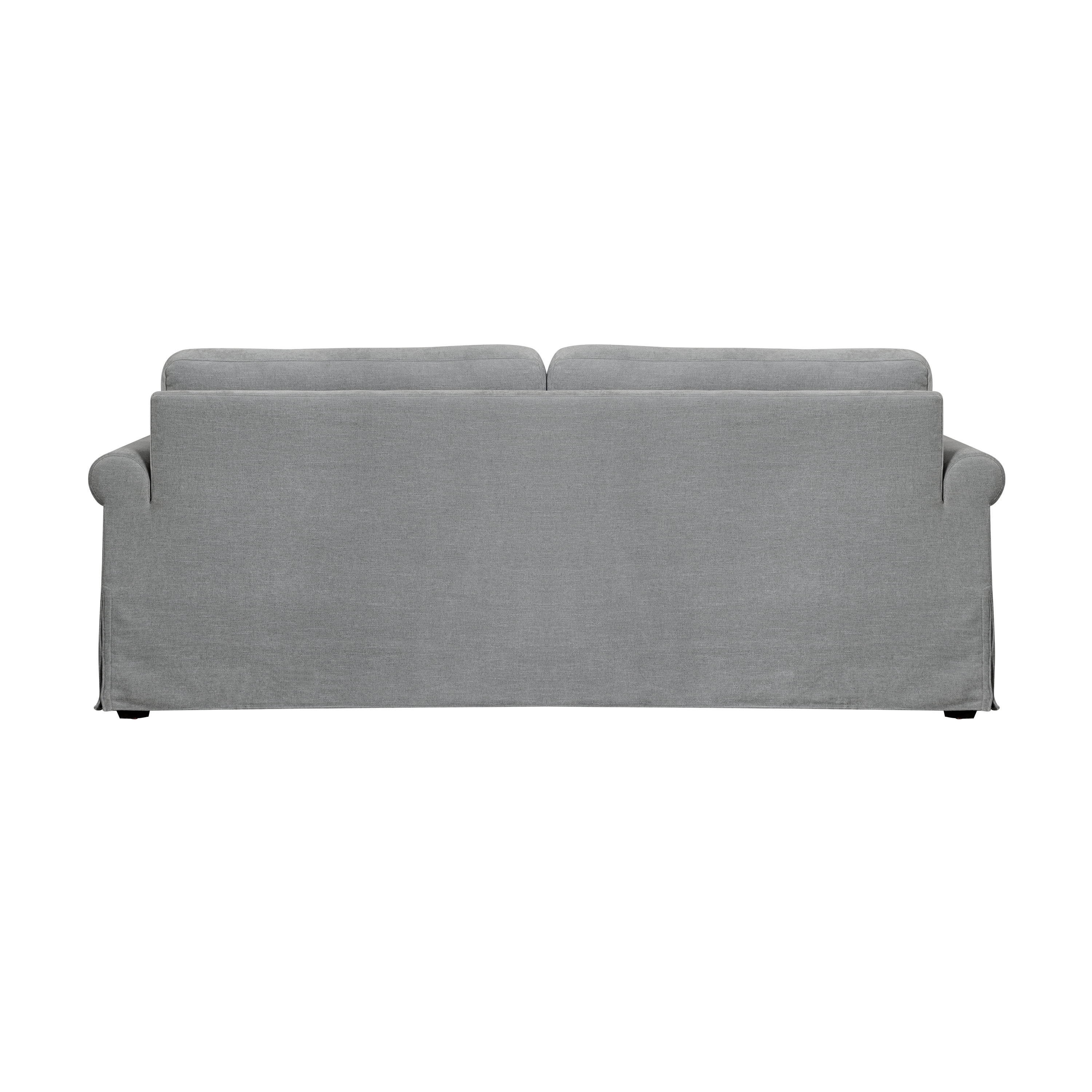 Serta Myers Modern Convertible Sofa, Light Gray Fabric