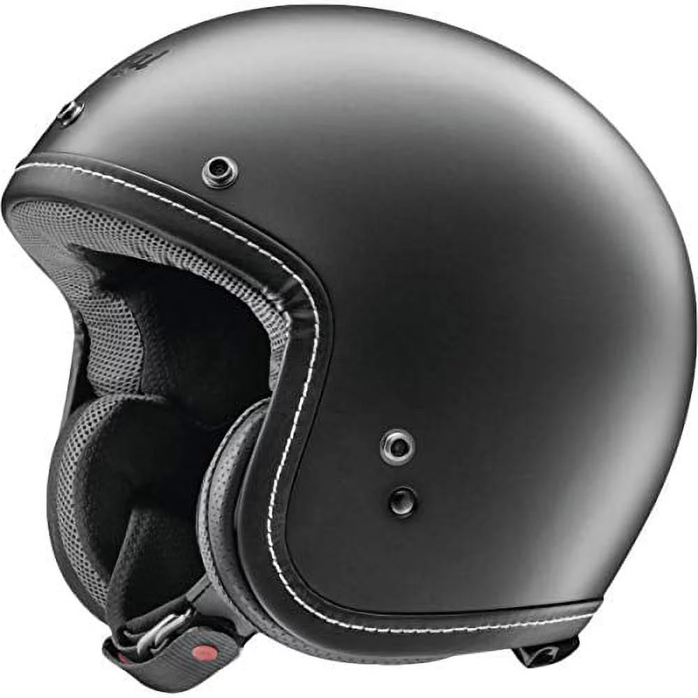 Arai Classic-V Solid Open Face Motorcycle Helmet (M2020D) Black Frost XL