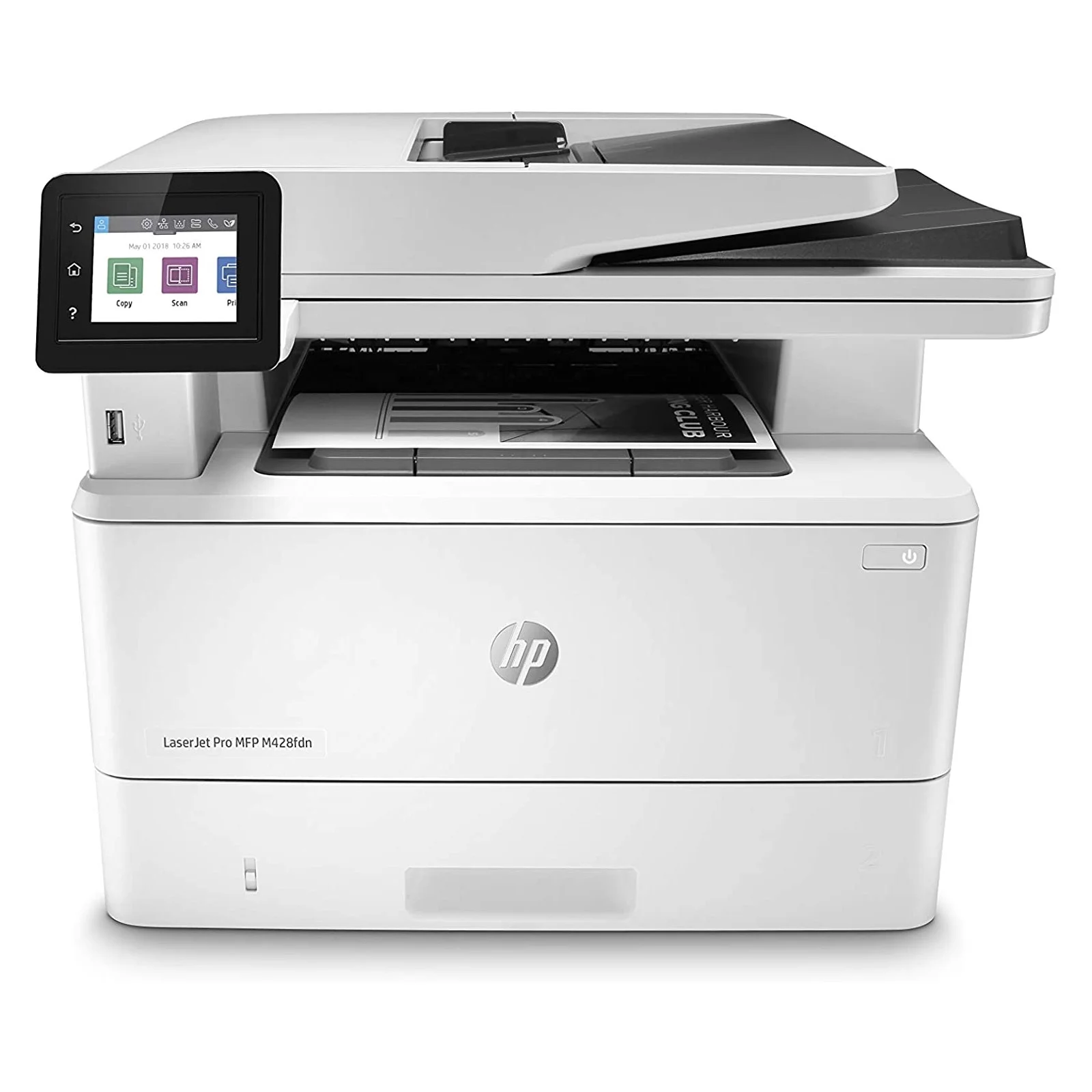 HP LaserJet Pro MFP M428fdn Wireless Multifunction Laser Printer, W1A29A, Open Box