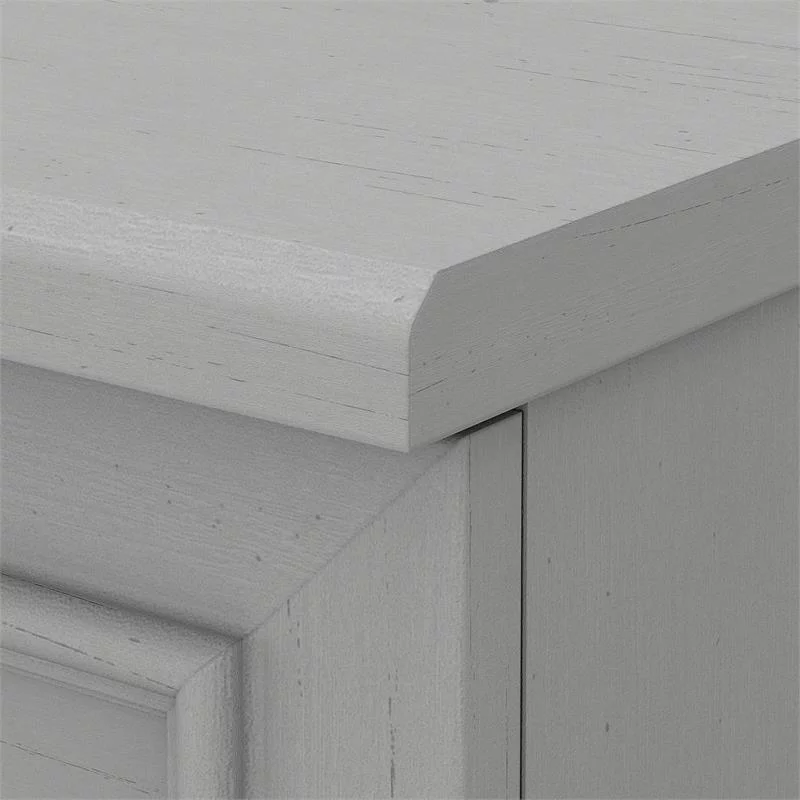 Home Square 2 Piece Engineered Wood Filing Cabinet Set in Cape Cod Gray