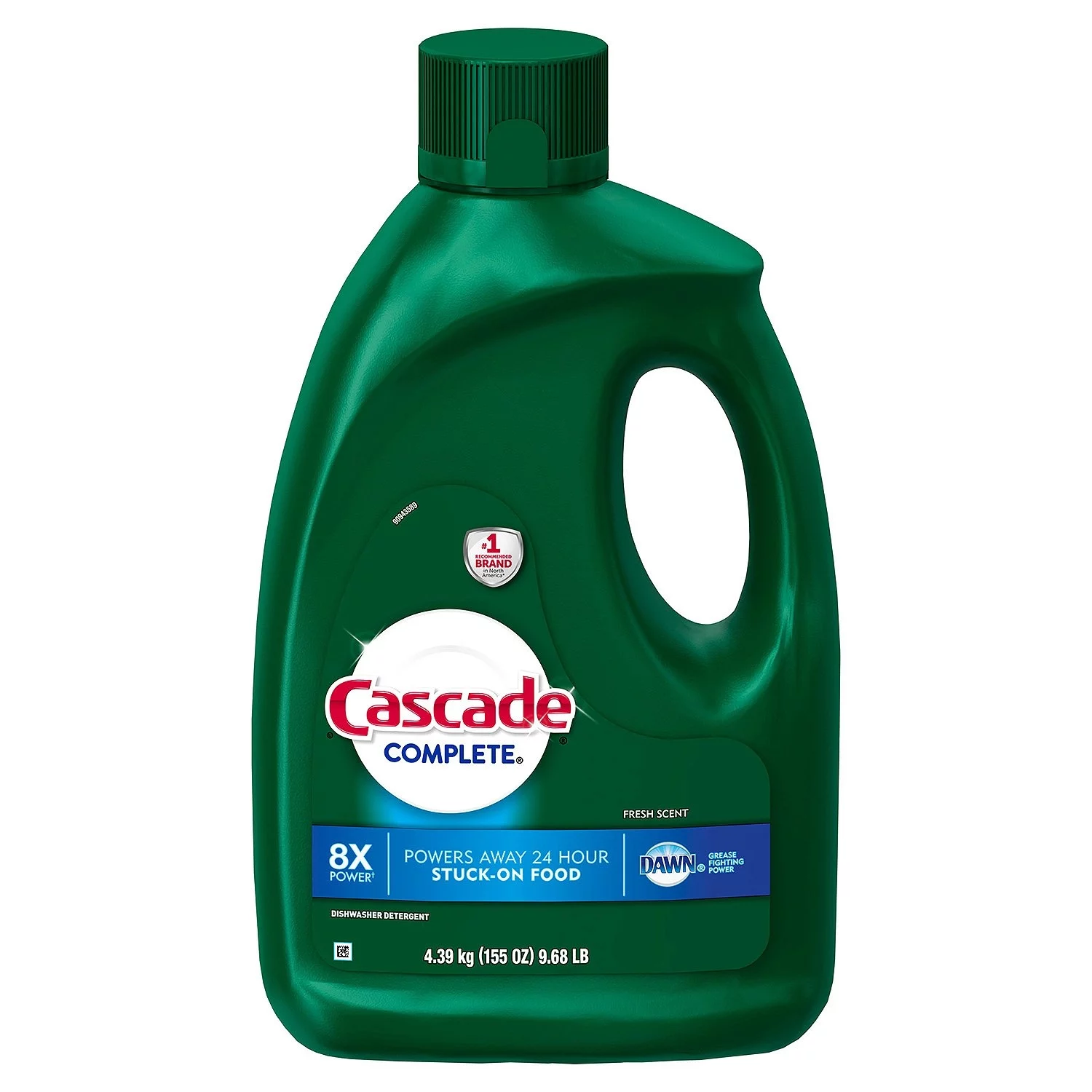 Cascade Gel, Dishwasher Detergent, Fresh Scent, 155 Fluid Ounce