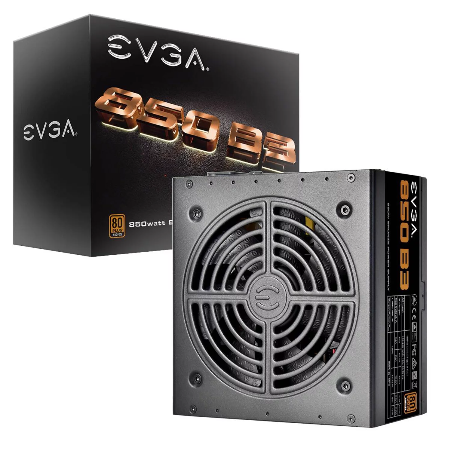 EVGA B3 Series 850W 80+ Bronze Power Supply