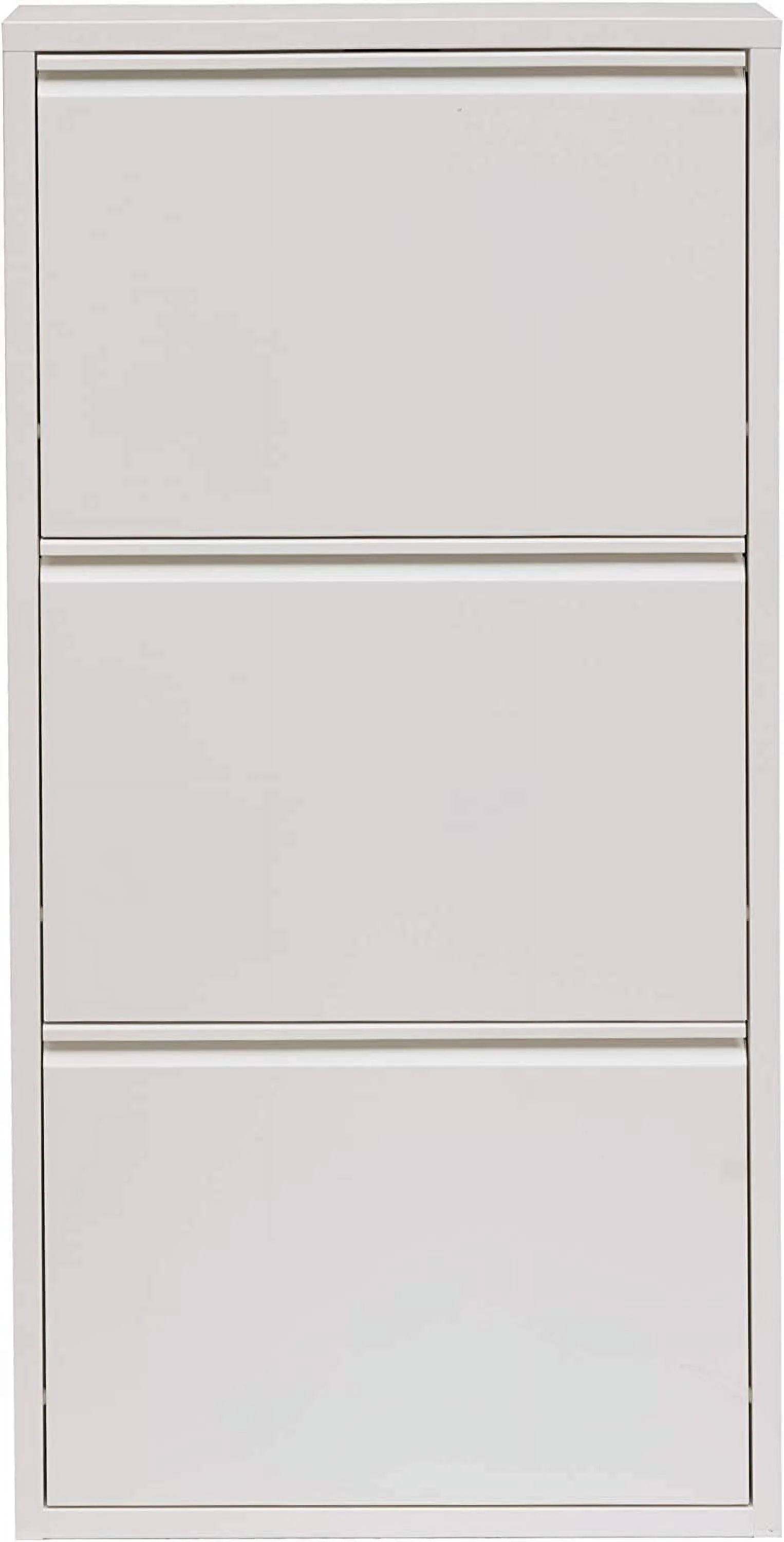 Modern 3 & 4 Drawer Shoe Cabinet, 3-4Tier Shoe Rack Storage Organizer, (White) (3 & 4Tier) (3 Tier)