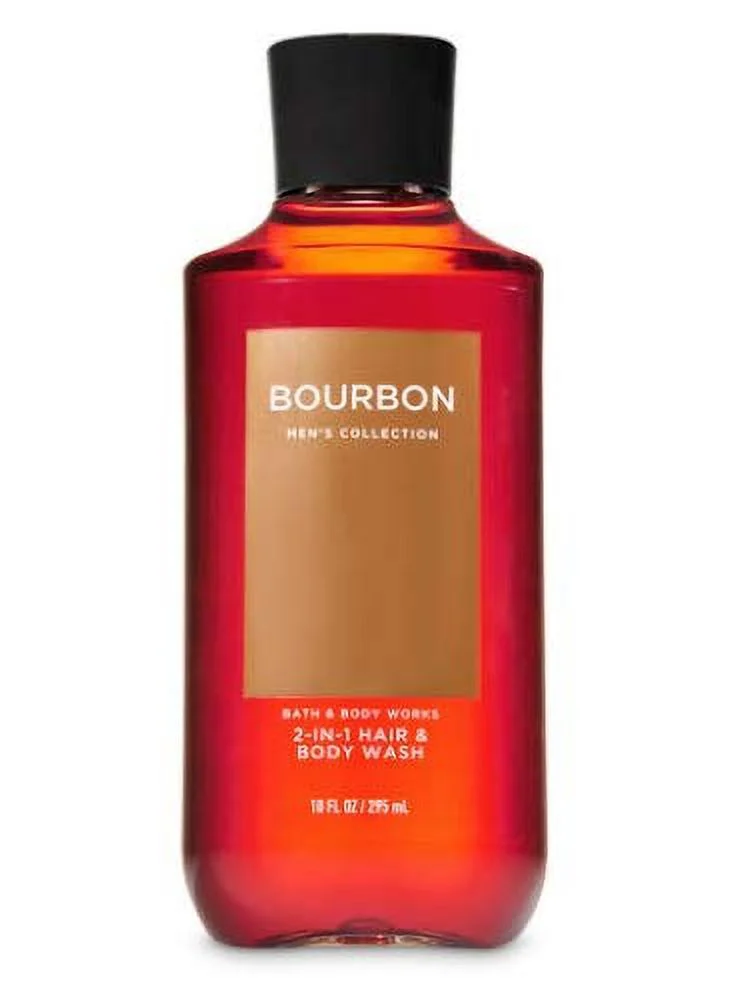 Bourbon - Men's - Daily Trio - Gift Set -2-in-1 Hair + Body Wash, Deodorizing Body Spray and Body Lotion