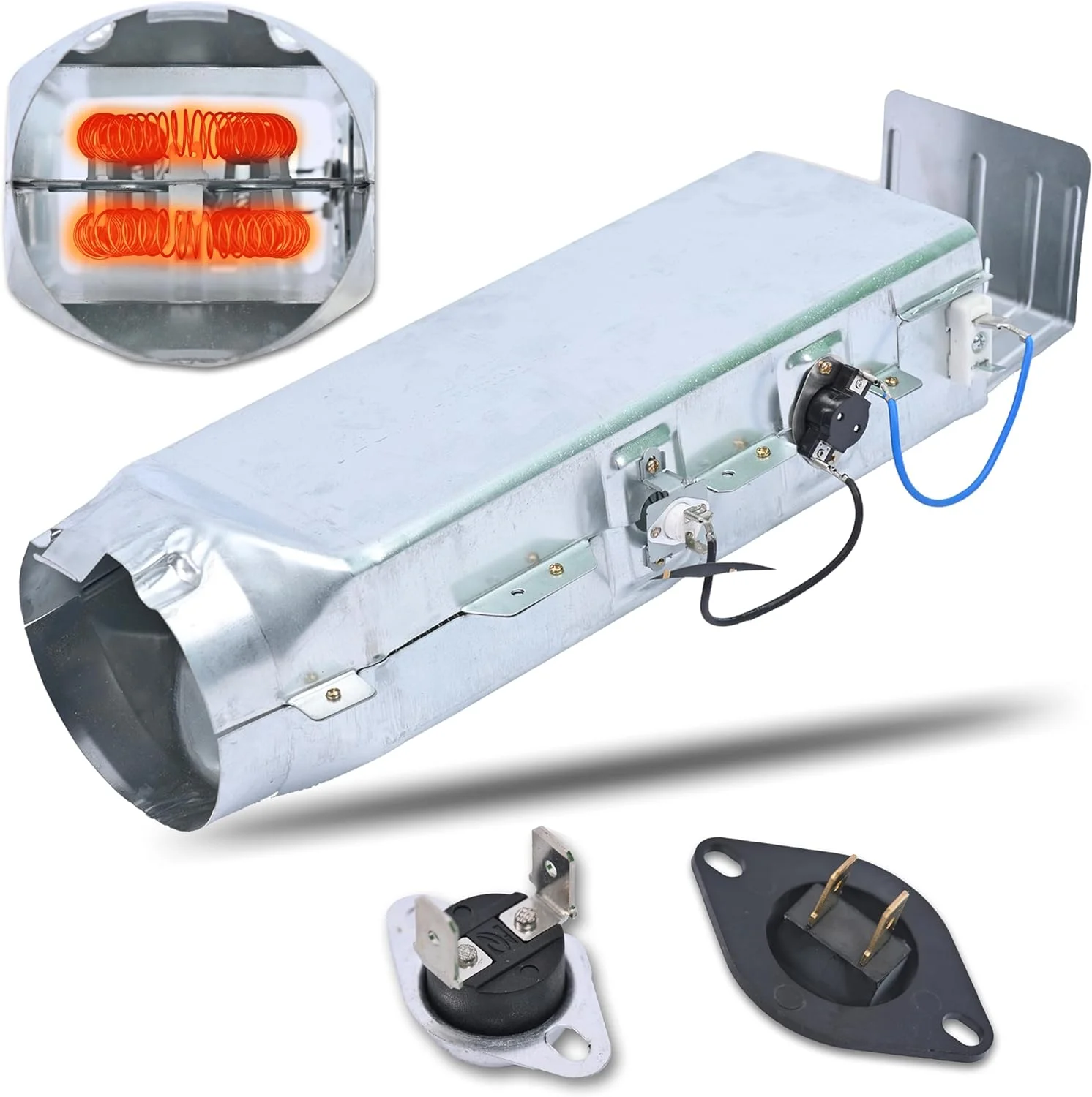 Dryer Heating Element Assembly Replaces For Samsung DV448AEP/XAA DV448AEP DV42H5200EP/A3 DV48H7400EP/A2 DV5451AEW/XAA Dryer