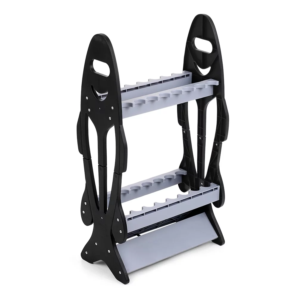 Dazzduo Pole Stand,Rod Rod Pole Stand Fish Shape 16 Shape 16 Rod Stand 16 Rod Pole