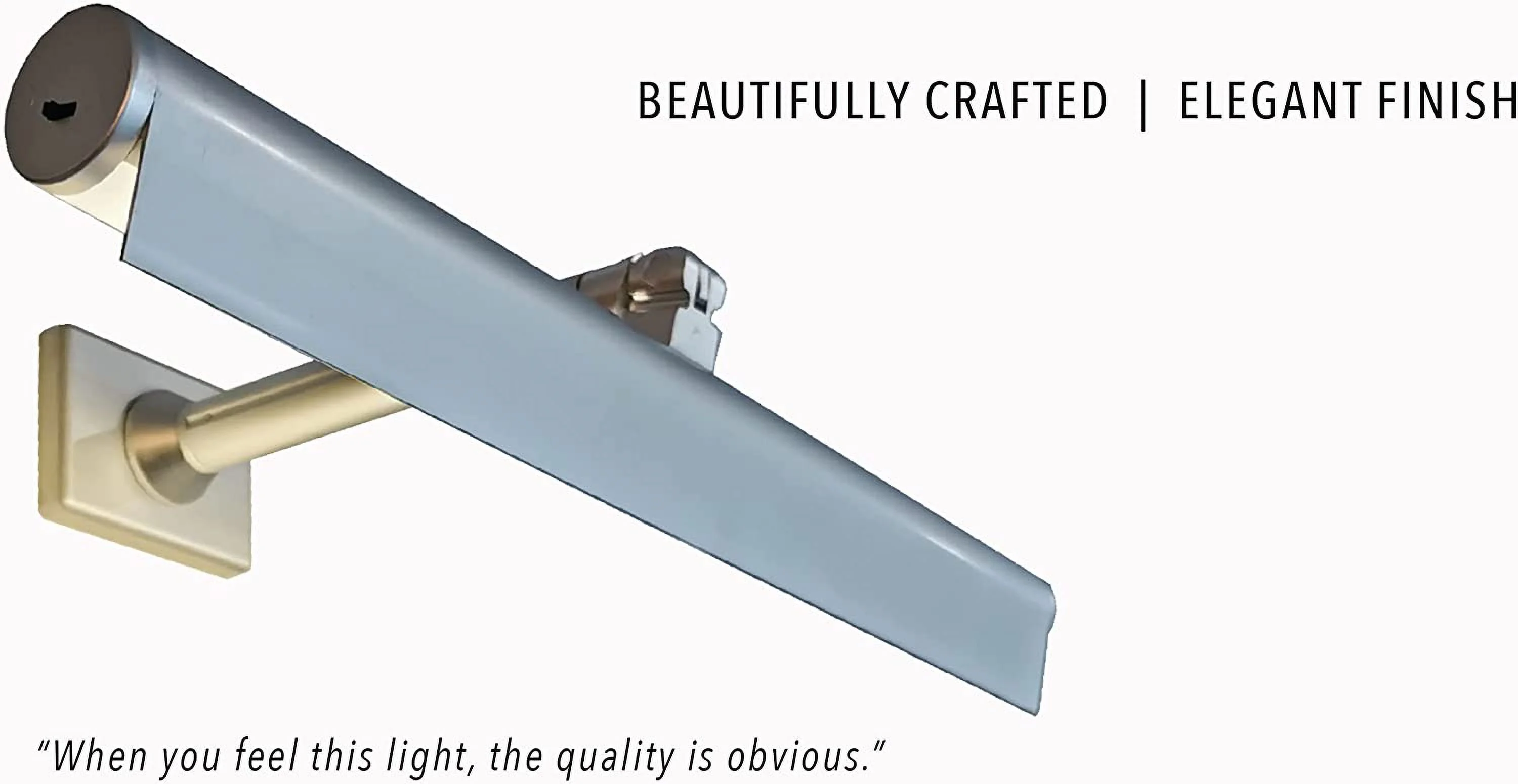 XIANMM Rechargeable Art & Picture Light - Very Easy Install, Silver