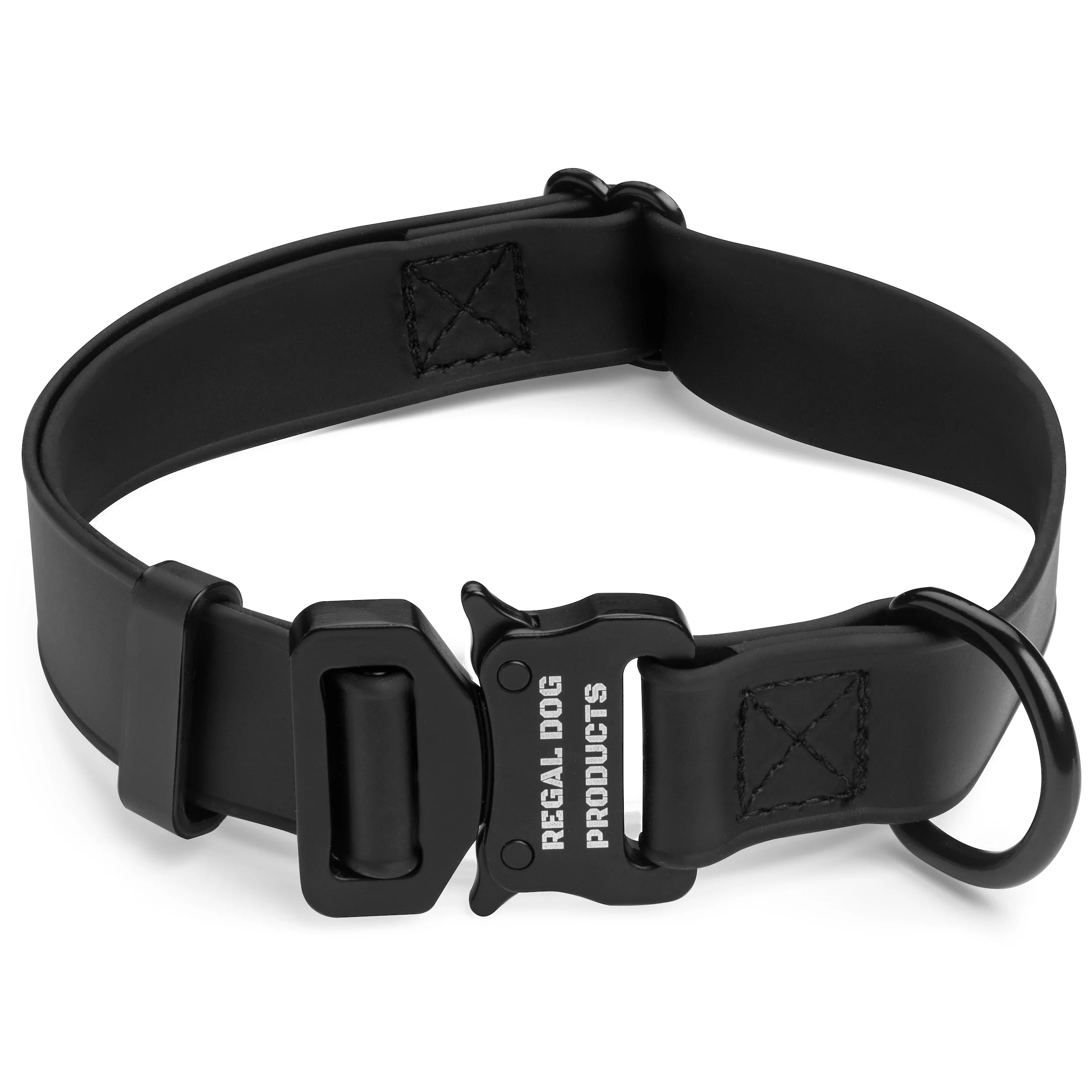 Regal Dog Products Custom Fit Dog Collar with High Strength Buckle & Heavy Duty D Ring