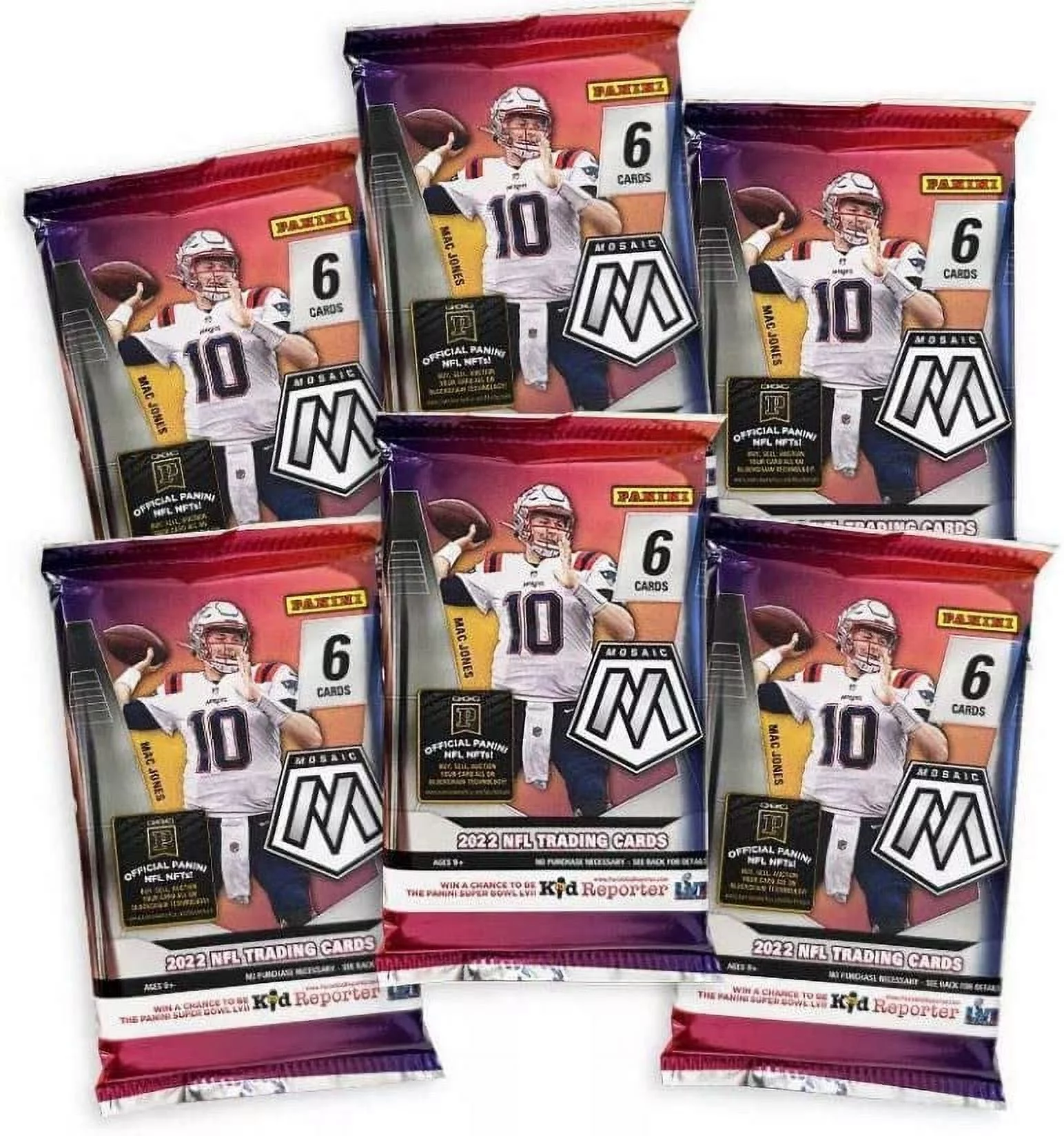 2022 Panini NFL Mosaic Football Trading Card Blaster Box