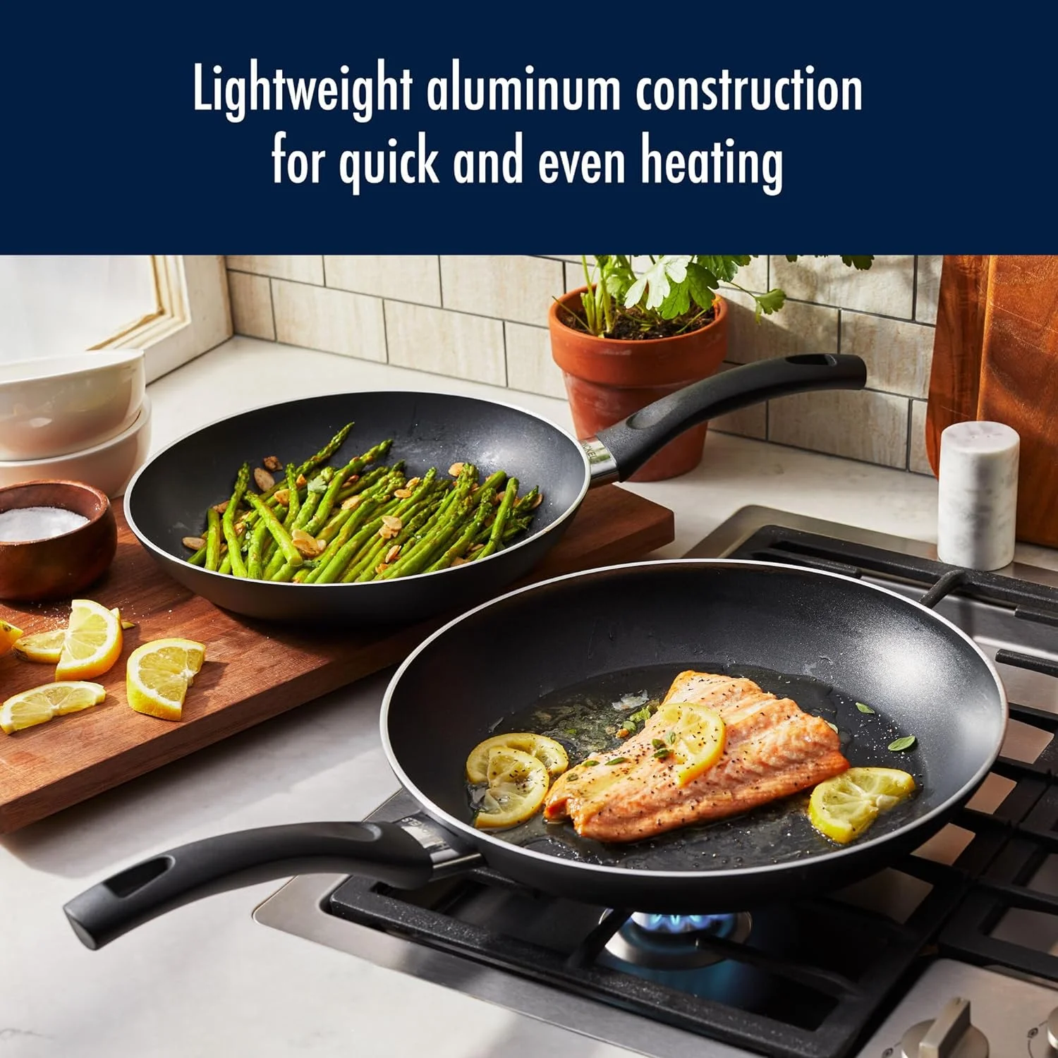 Henckels Everlift 2-Piece Nonstick Frying Pan Set, 10-inch and 12-inch frying pan