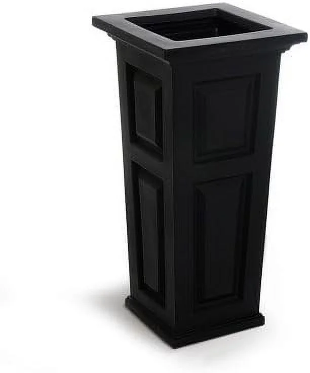 Nantucket Square Planter Color: Black